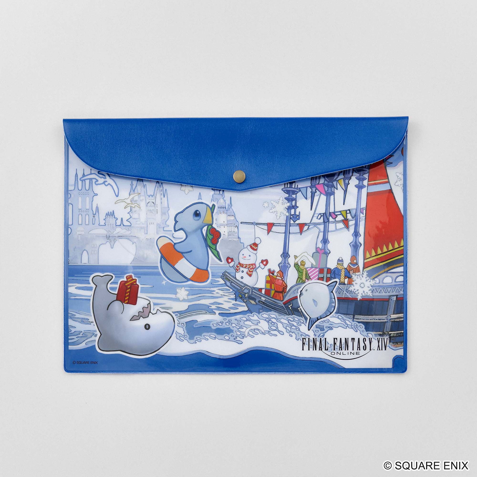 "Final Fantasy XIV" Flat Pouch Limsa Lominsa