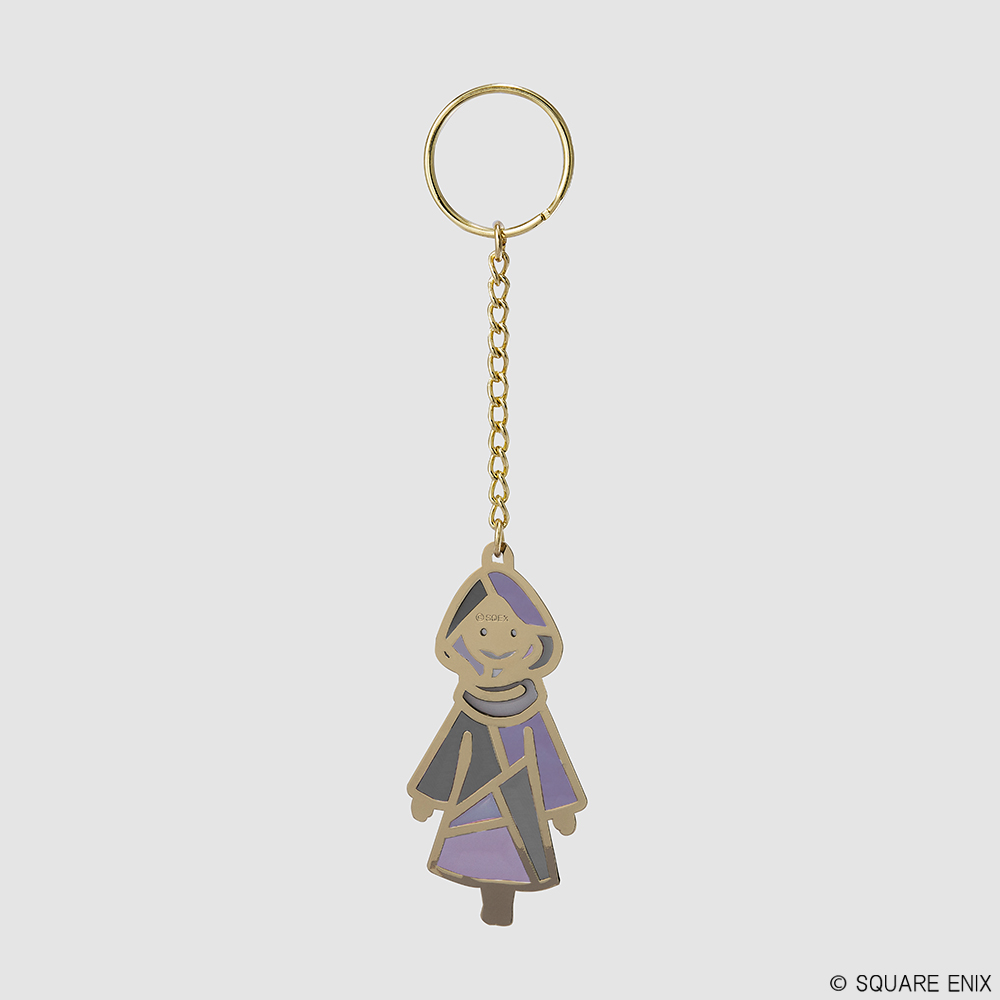 "Final Fantasy XIV" Stained Glass Style Key Chain Ancient One