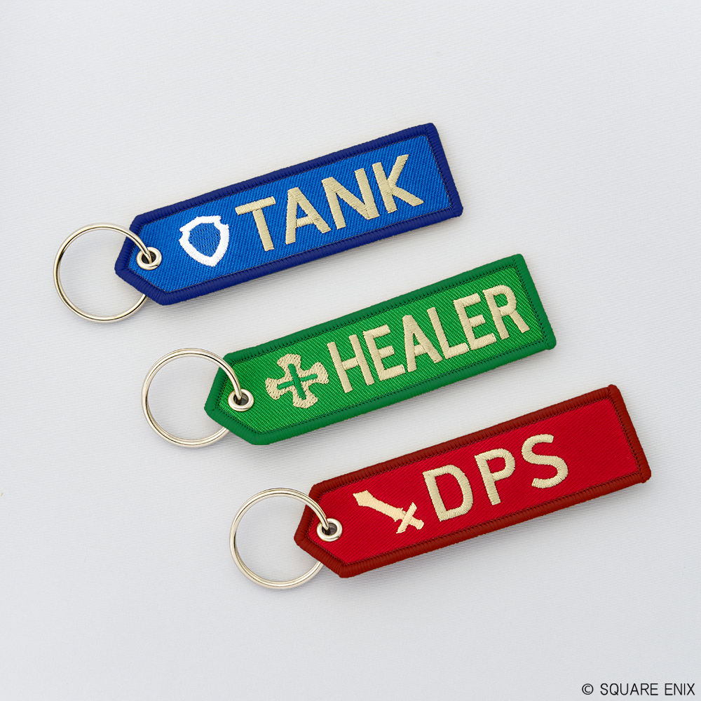 "Final Fantasy XIV" Flight Tag Key Chain Set Role Icon