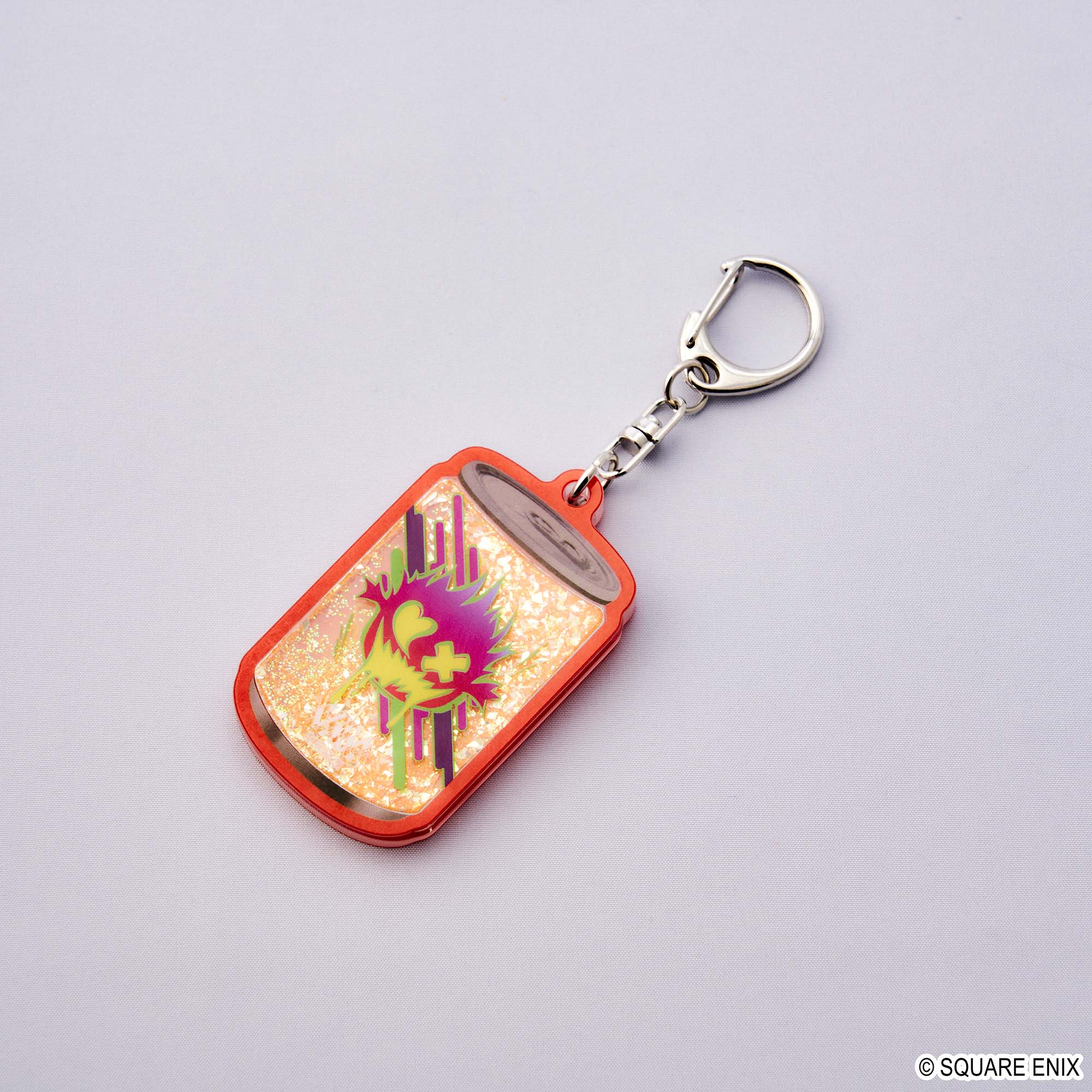 "Final Fantasy XIV" Energy Drink Glitter Key Chain Bomb