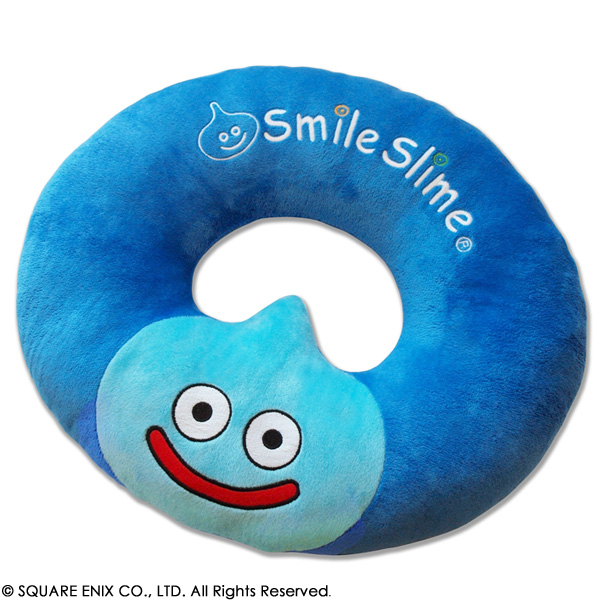 "Dragon Quest" Smile Slime Circle Cushion Slime