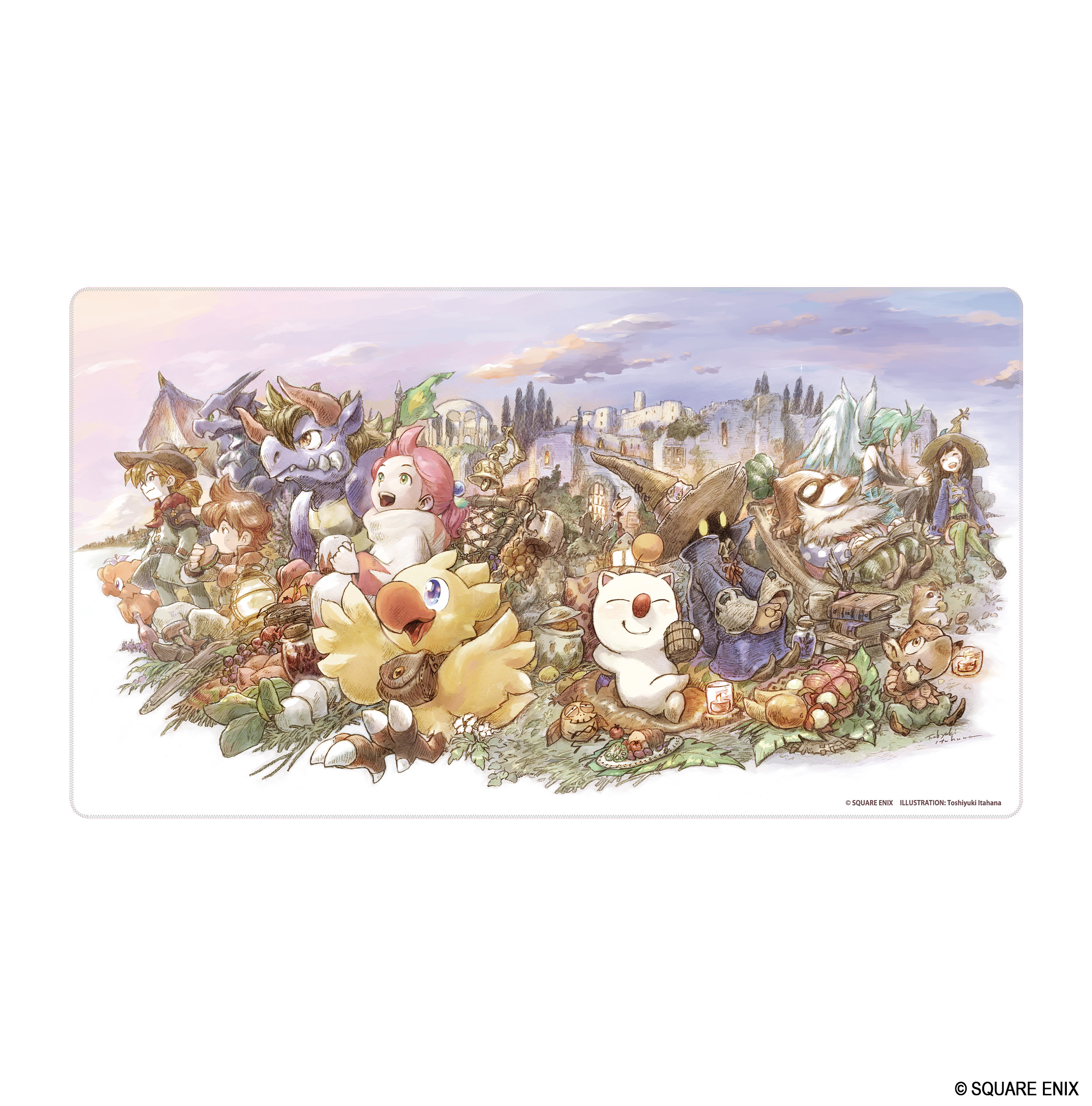Play Mat "Final Fantasy" Series Chocobo's Friends