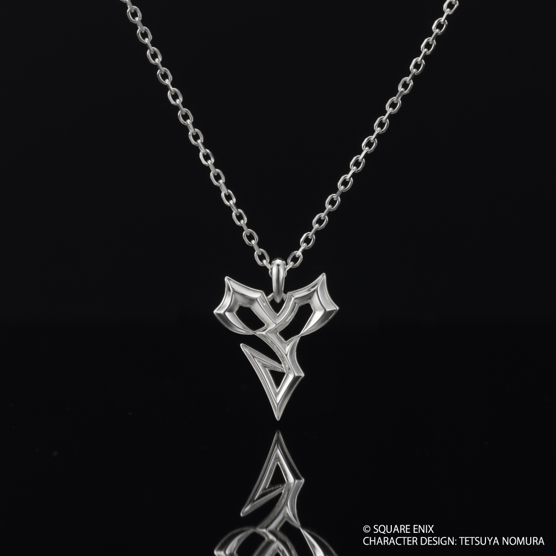 "Final Fantasy X" Silver Necklace Zanarkand Abes