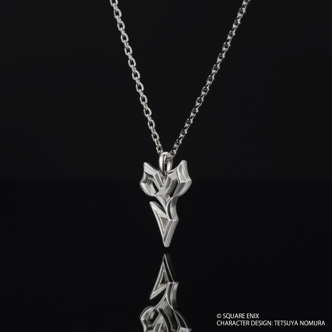 "Final Fantasy X" Silver Necklace Zanarkand Abes