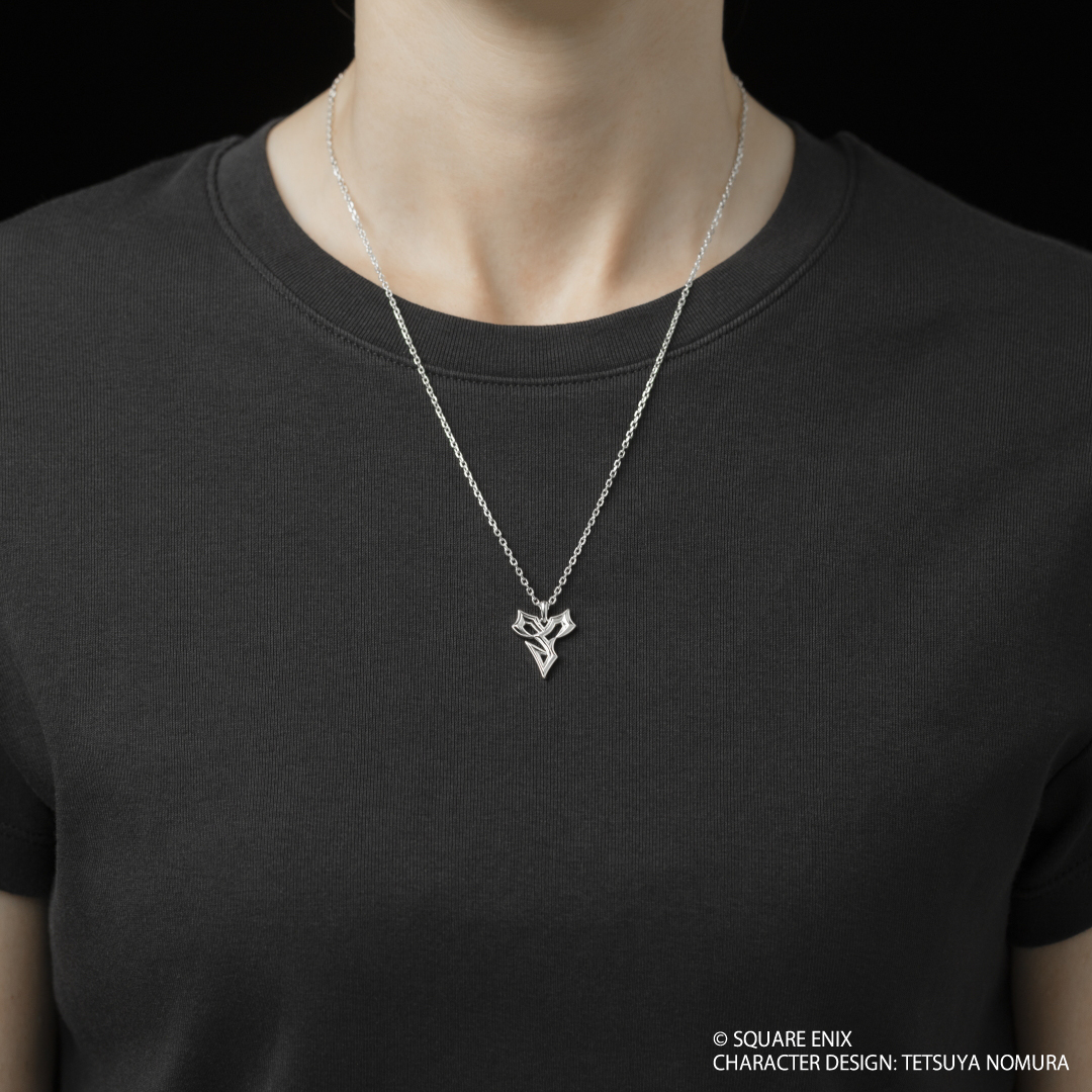 "Final Fantasy X" Silver Necklace Zanarkand Abes