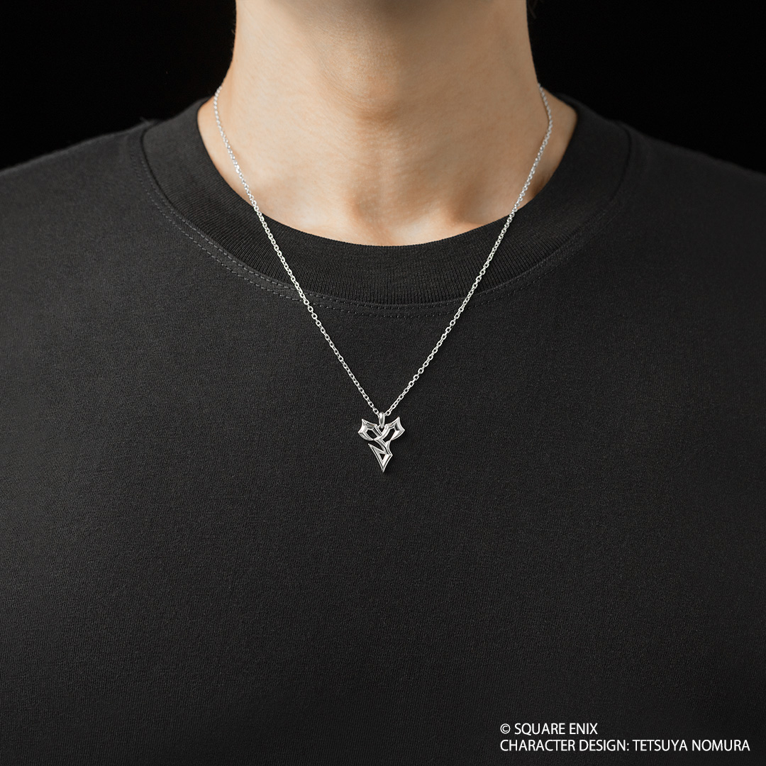 "Final Fantasy X" Silver Necklace Zanarkand Abes