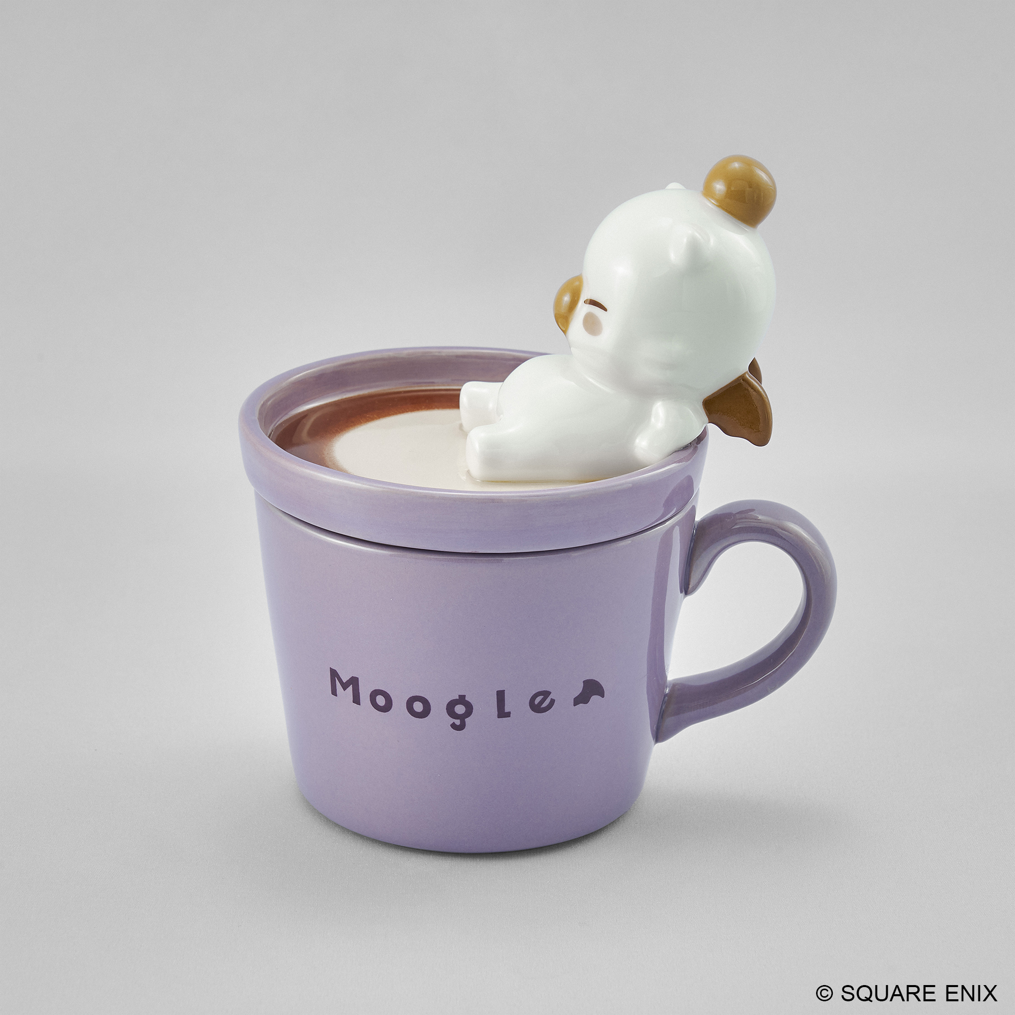 "Final Fantasy" Latte Art Figure Mug Moogle