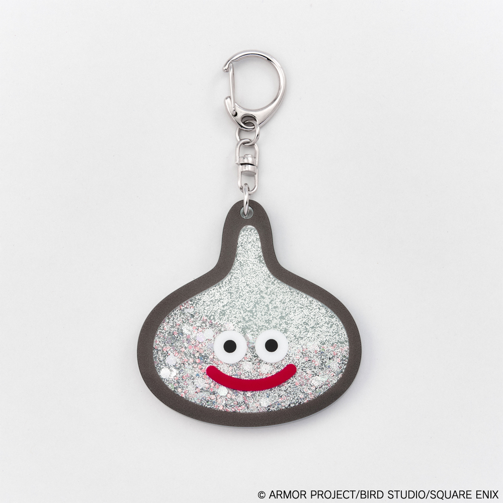 "Dragon Quest" Smile Slime Lame de Kirakira! Key Chain Metal Slime