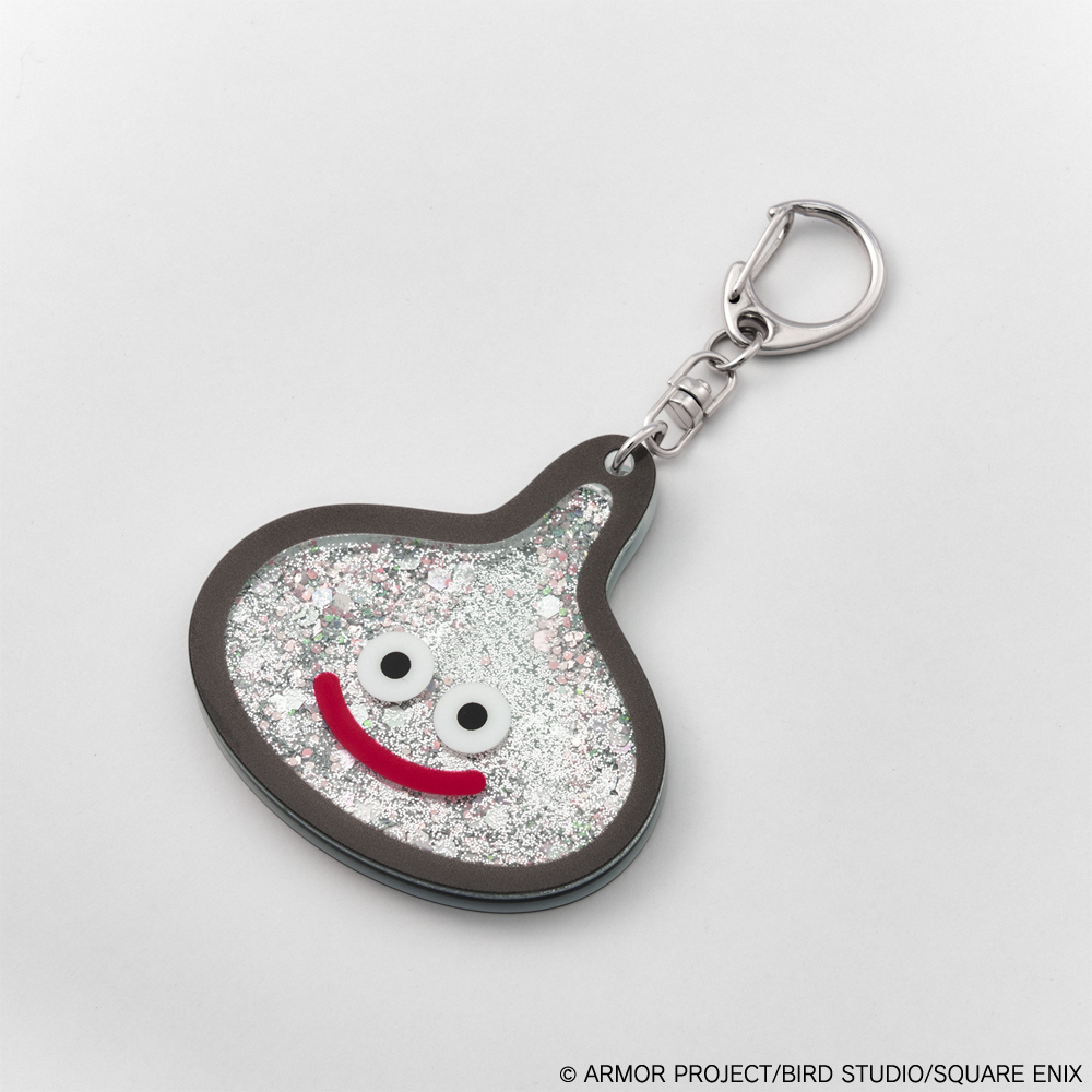 "Dragon Quest" Smile Slime Lame de Kirakira! Key Chain Metal Slime