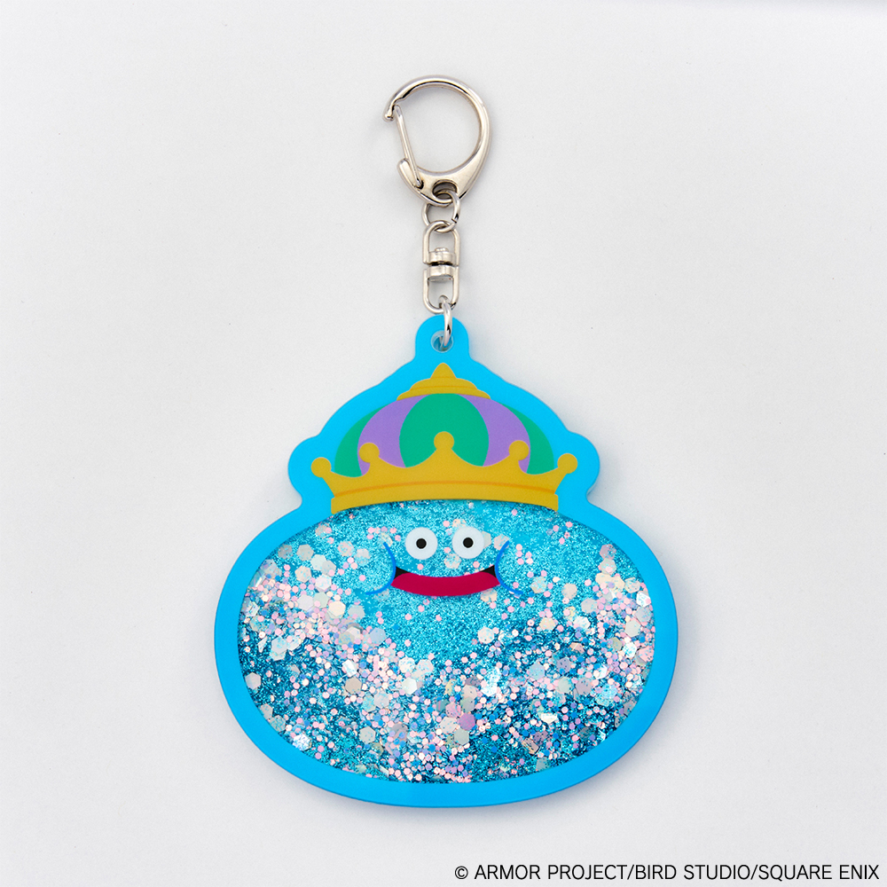 "Dragon Quest" Smile Slime Lame de Kirakira! Key Chain King Slime