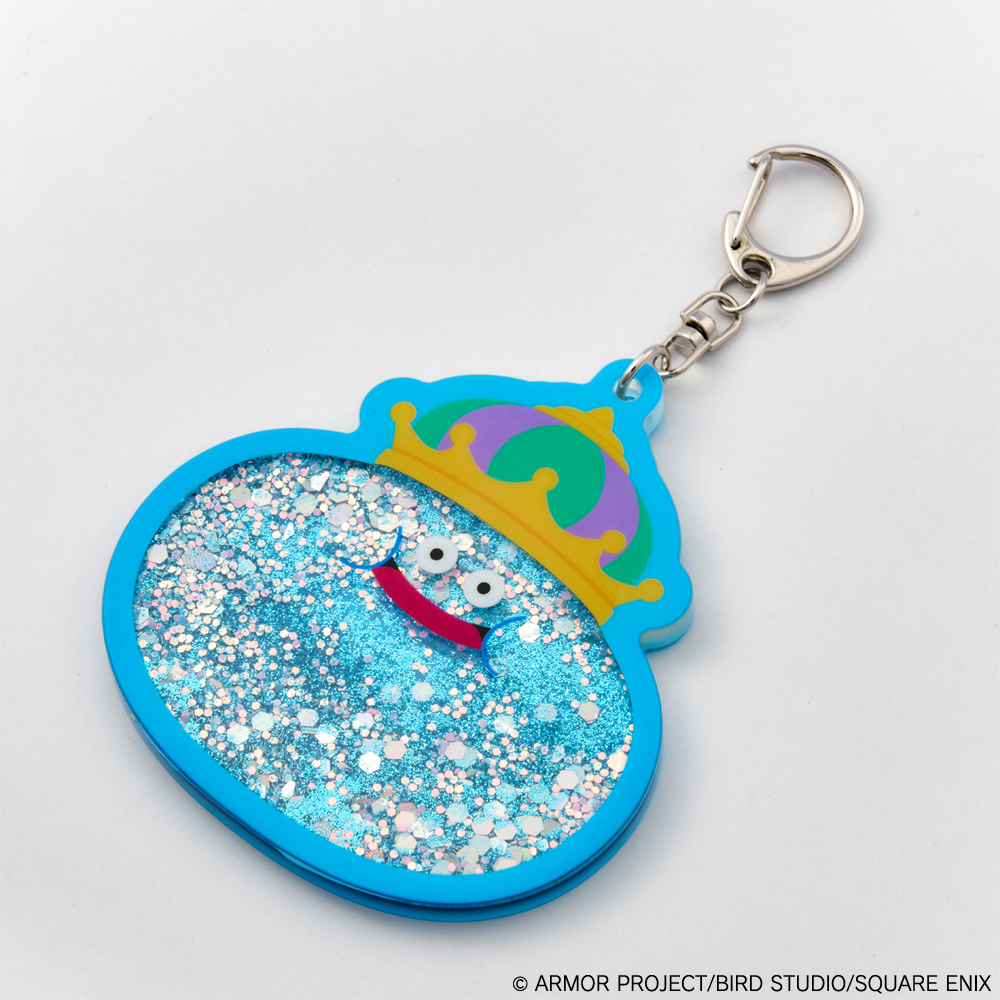 "Dragon Quest" Smile Slime Lame de Kirakira! Key Chain King Slime