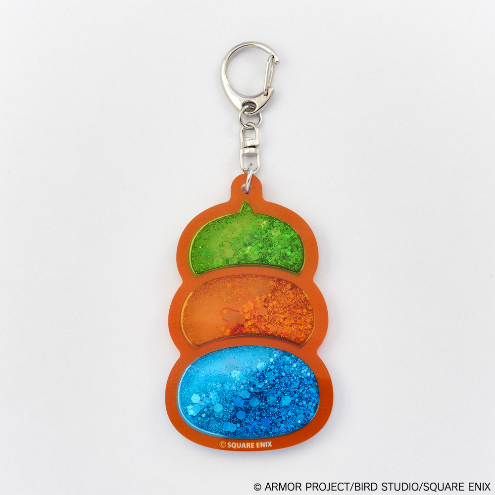 "Dragon Quest" Smile Slime Lame de Kirakira! Key Chain Slime Stack