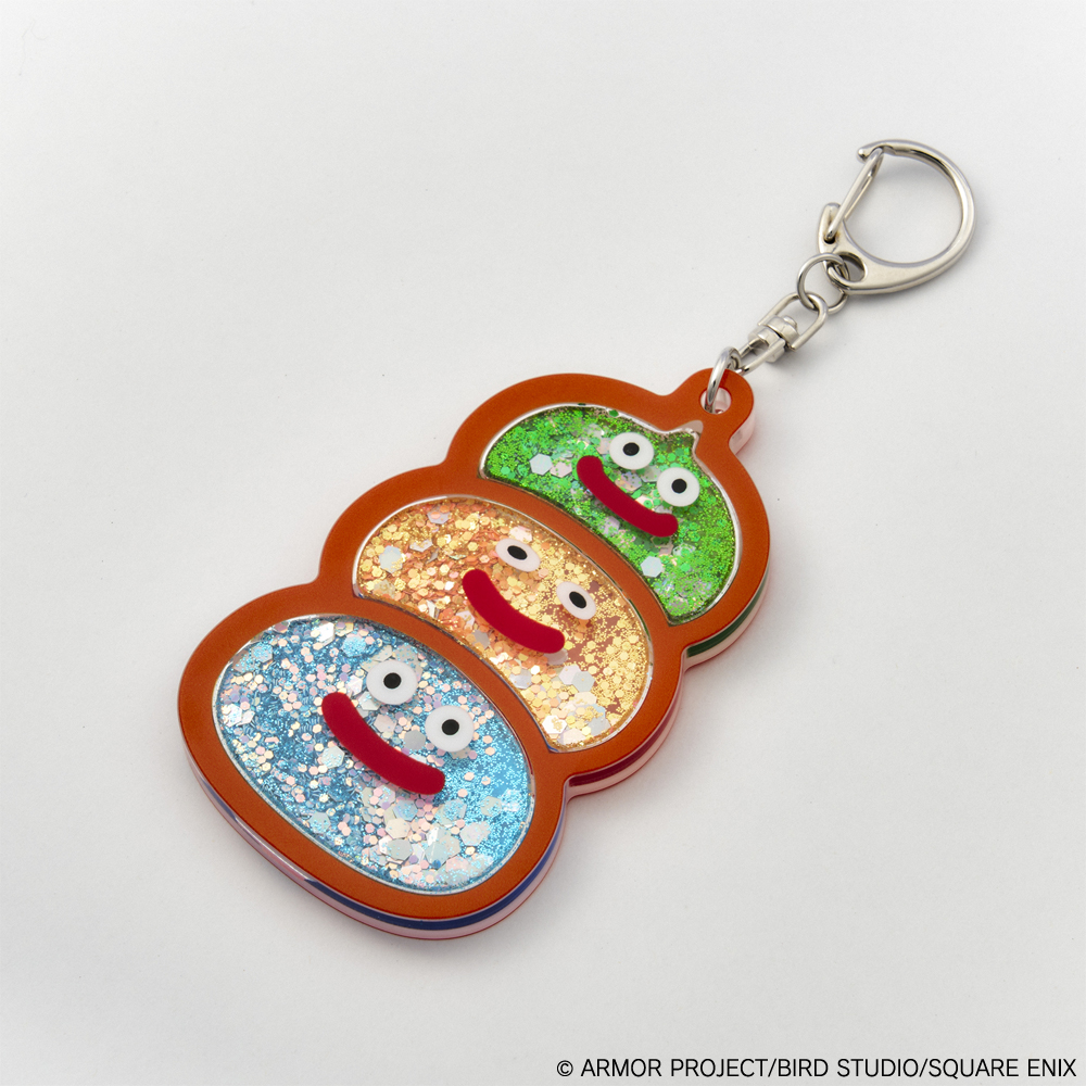 "Dragon Quest" Smile Slime Lame de Kirakira! Key Chain Slime Stack