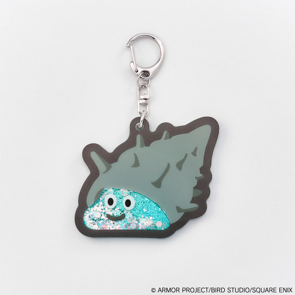 "Dragon Quest" Smile Slime Lame de Kirakira! Key Chain Seaslime