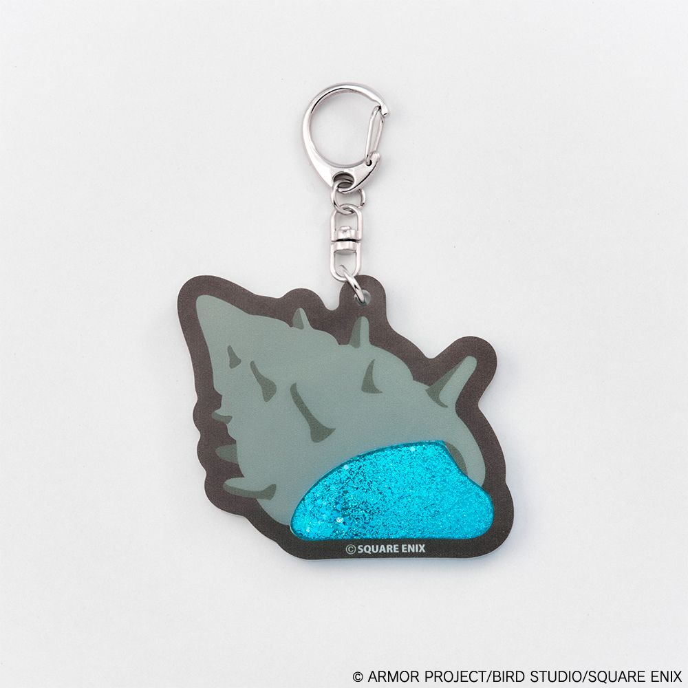 "Dragon Quest" Smile Slime Lame de Kirakira! Key Chain Seaslime