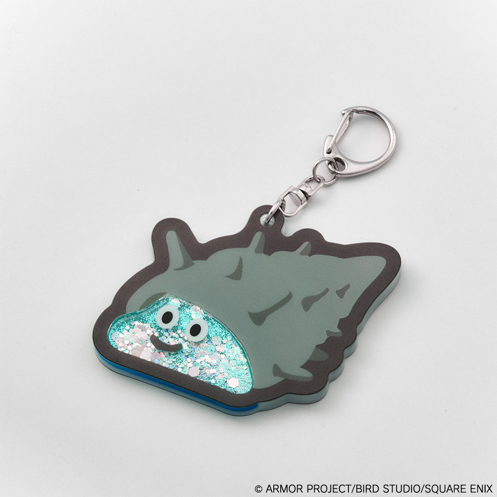 "Dragon Quest" Smile Slime Lame de Kirakira! Key Chain Seaslime