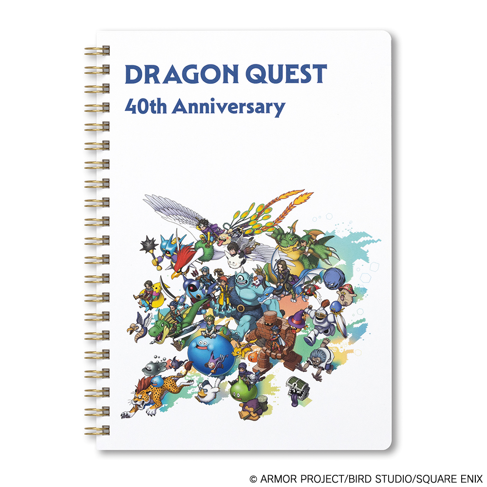 "Dragon Quest" Ring Notebook 40th Anniversary Ver.