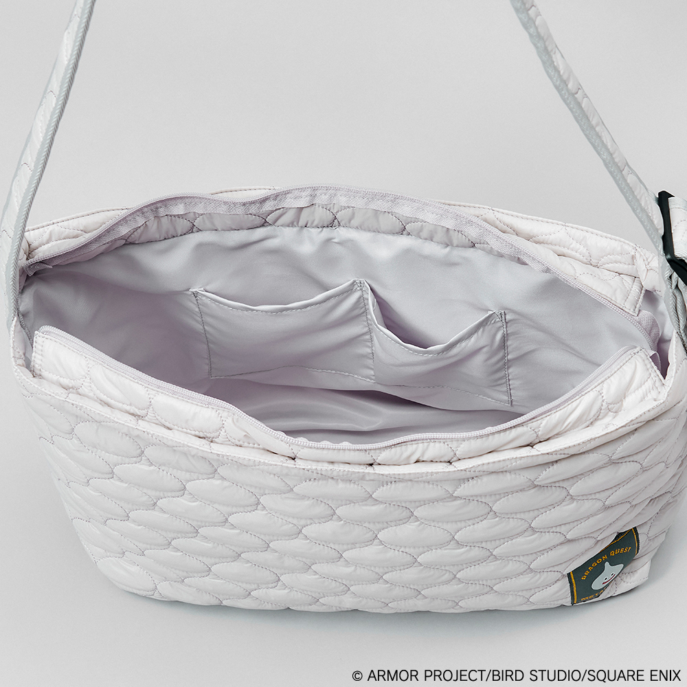 "Dragon Quest" Smile Slime Quilting Big Tote Bag Metal Slime