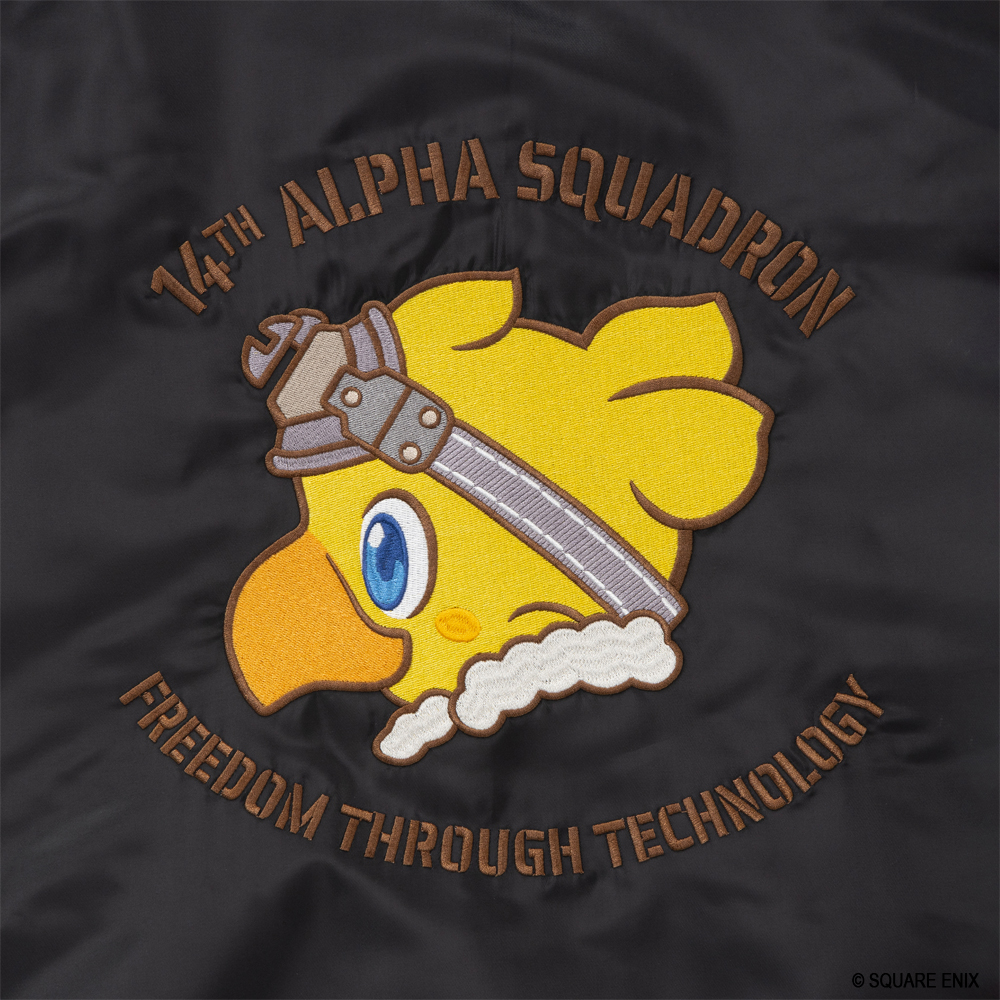 [Pre-order] "Final Fantasy XIV" Bomber Jacket ALPHA SQUADRON