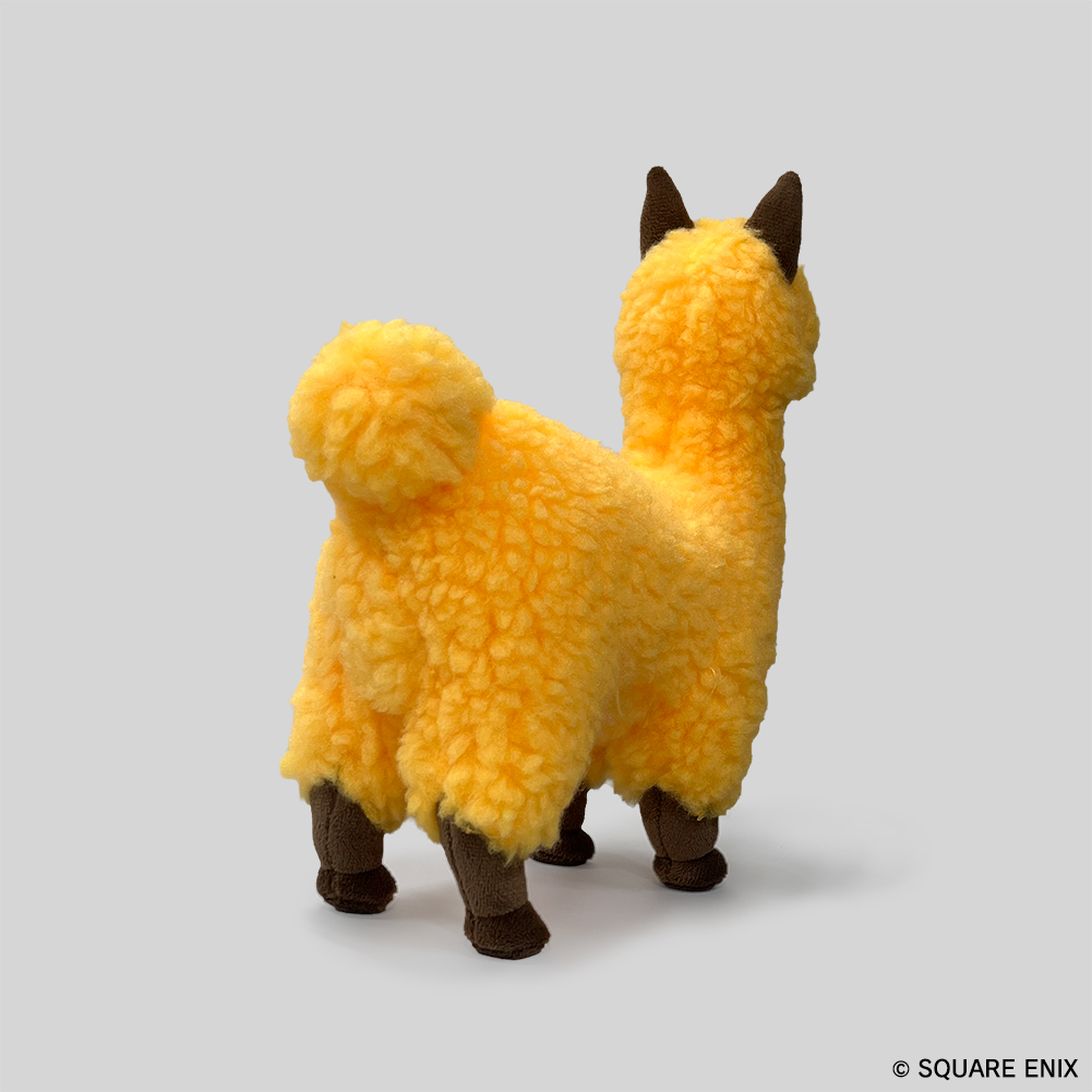 "Final Fantasy XIV" Alpaca Cria Plushie with Sparkly Sticker
