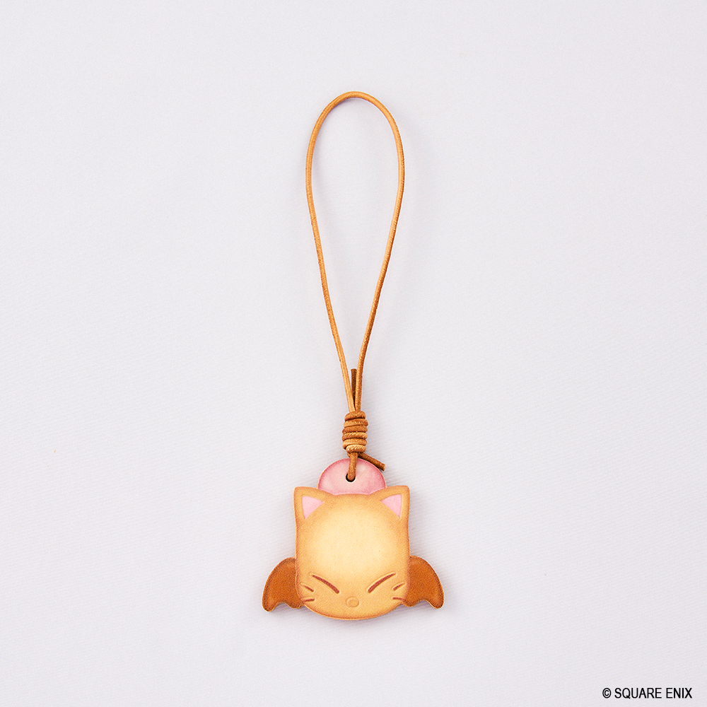 "Final Fantasy XIV" Faux Leather Charm Buttery Mogbiscuit