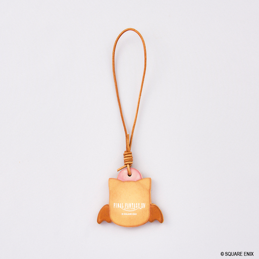 "Final Fantasy XIV" Faux Leather Charm Buttery Mogbiscuit