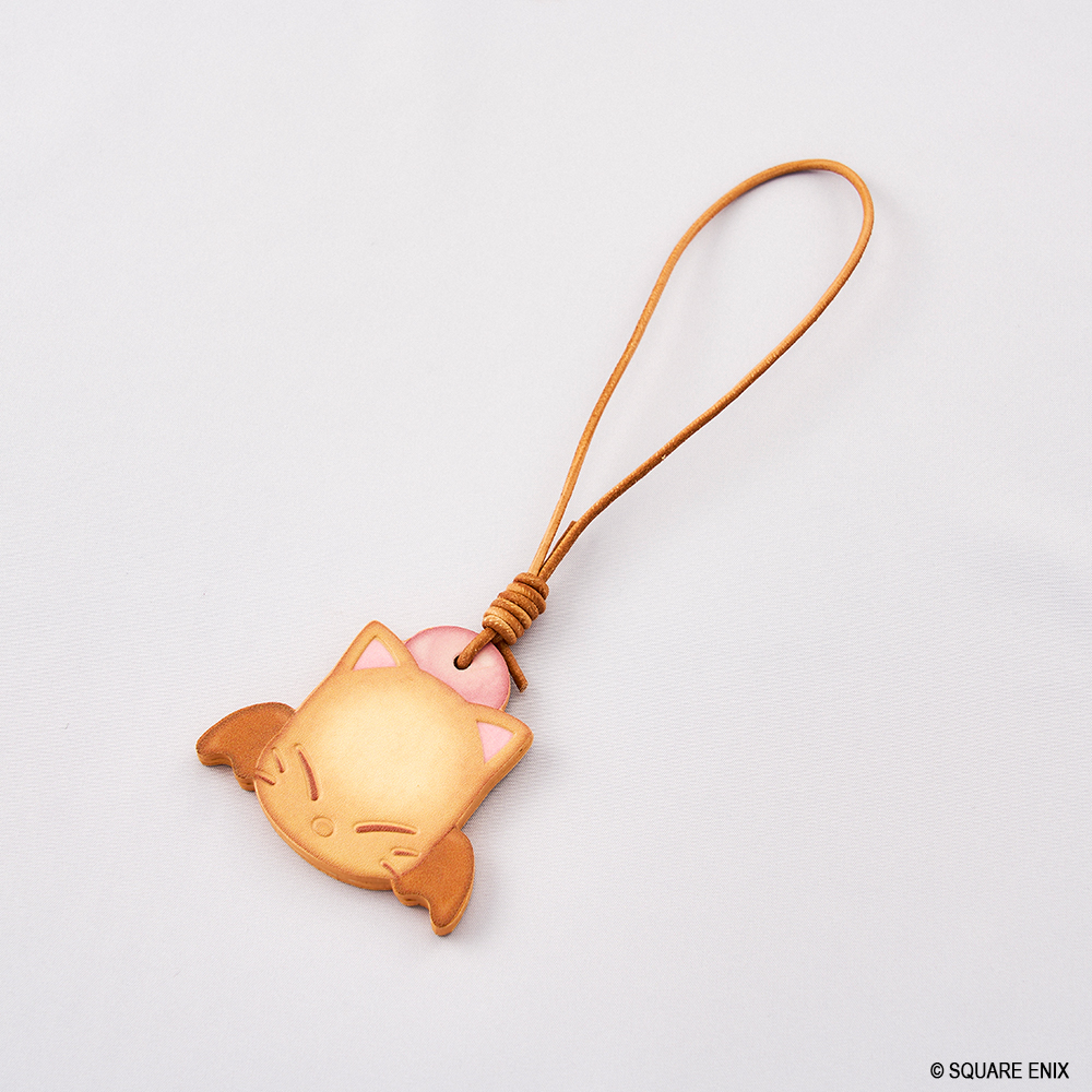 "Final Fantasy XIV" Faux Leather Charm Buttery Mogbiscuit
