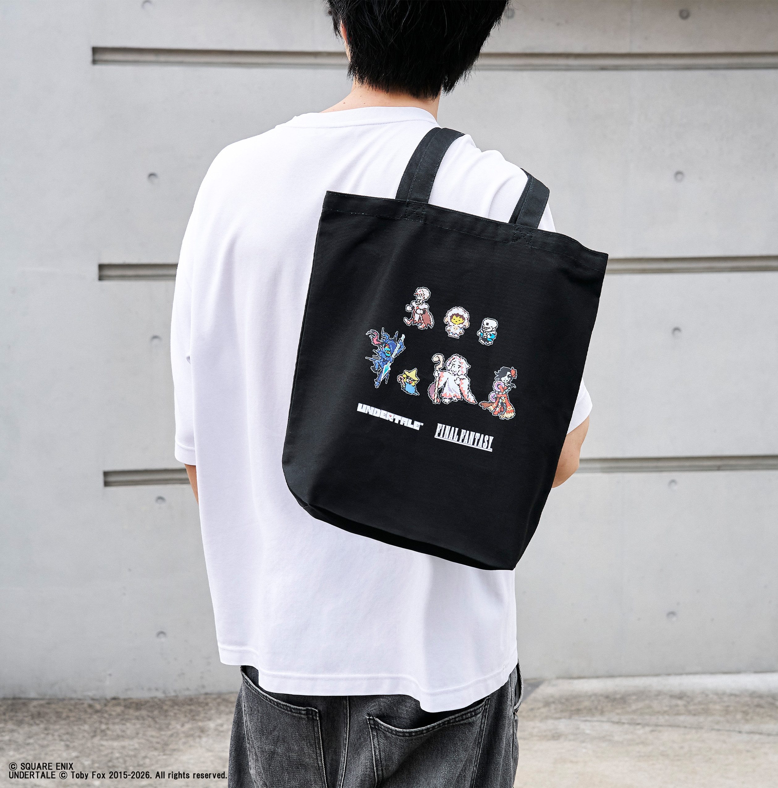 "UNDERTALE" x "Final Fantasy" Tote Bag
