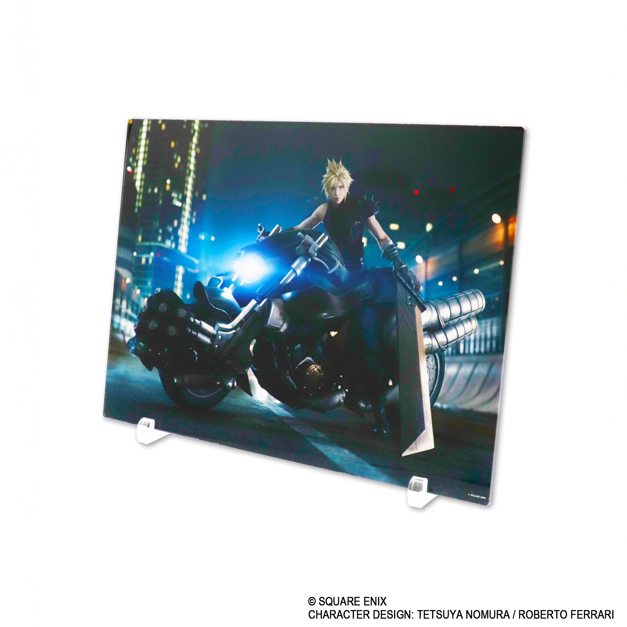 "Final Fantasy VII Remake" Acrylic Panel Cloud Strife & Hardy Daytona