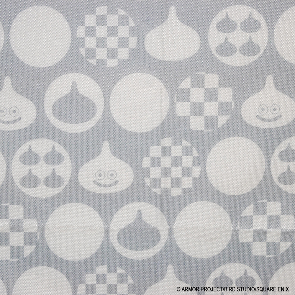 "Dragon Quest" Smile Slime Japanese Series Noren Gray