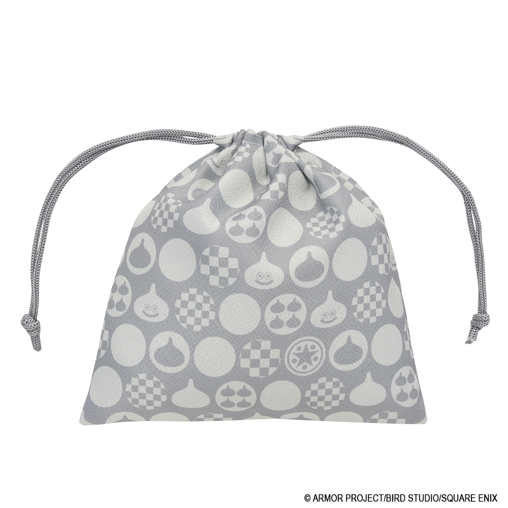 "Dragon Quest" Smile Slime Japanese Series Kinchaku Gray