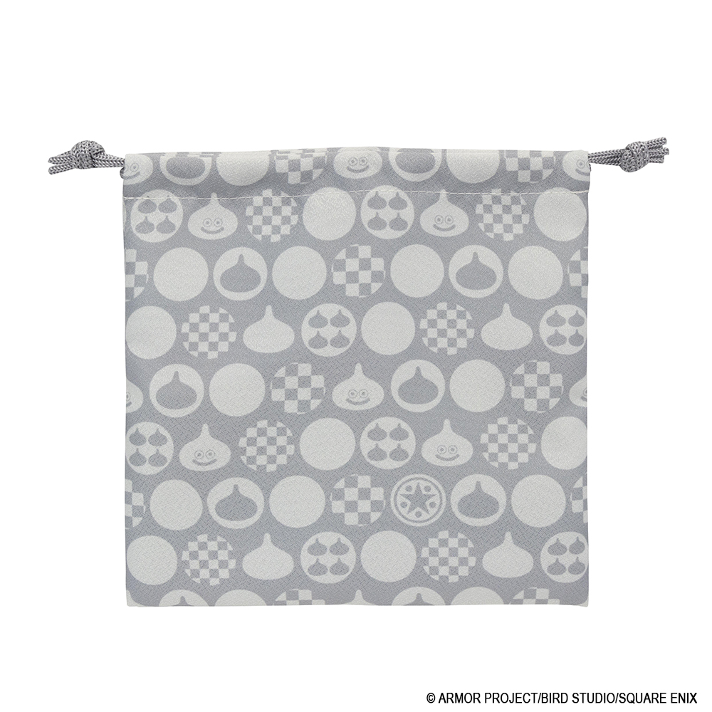 "Dragon Quest" Smile Slime Japanese Series Kinchaku Gray