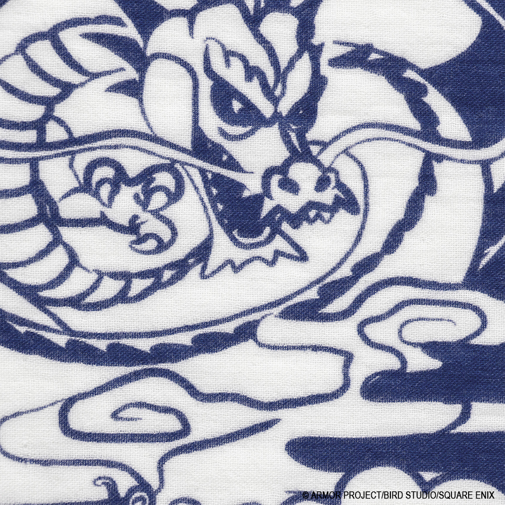 "Dragon Quest" Smile Slime Japanese Series Gauze Handkerchief Sky 01