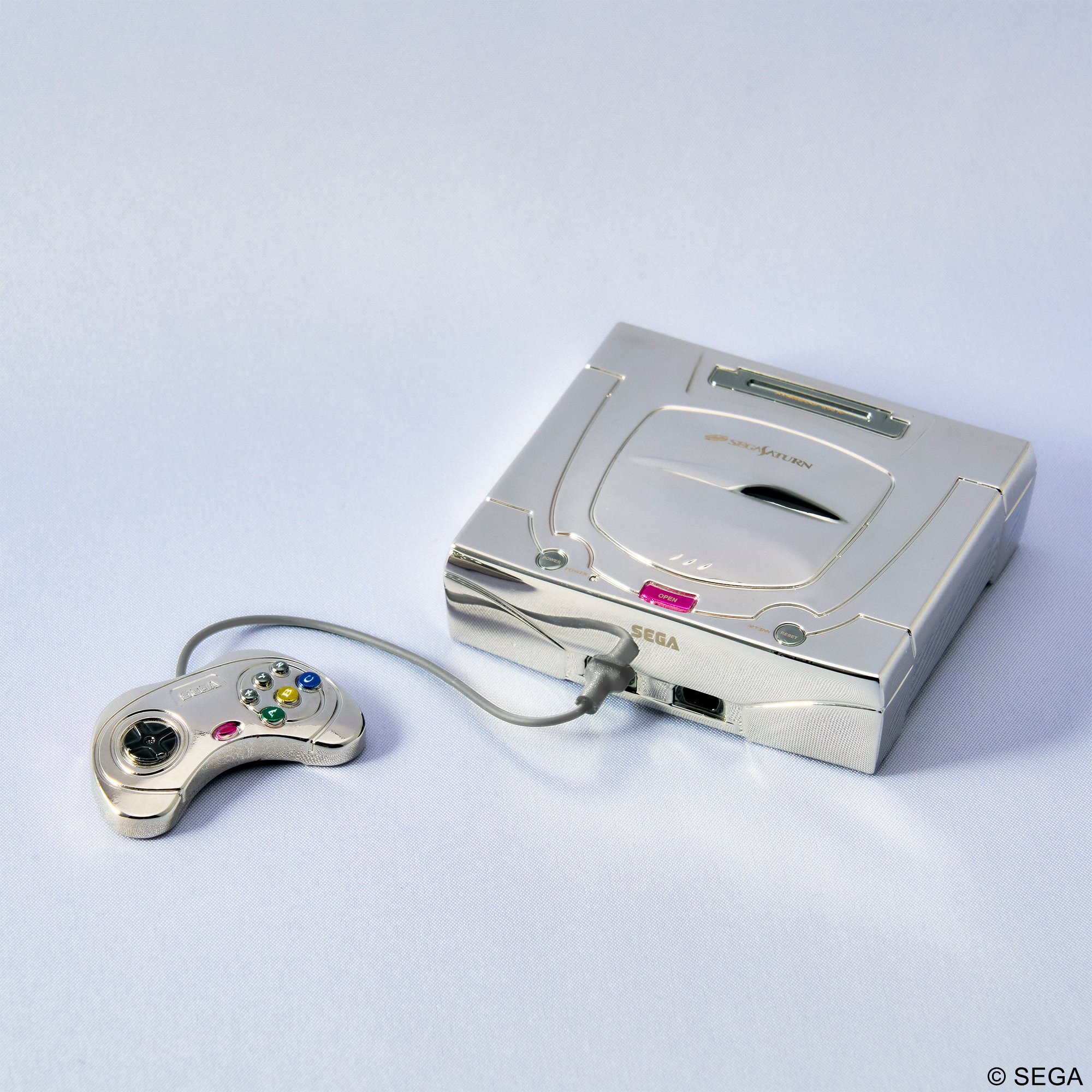 SEGA Hardware Bright Arts Gallery SEGA SATURN (White)