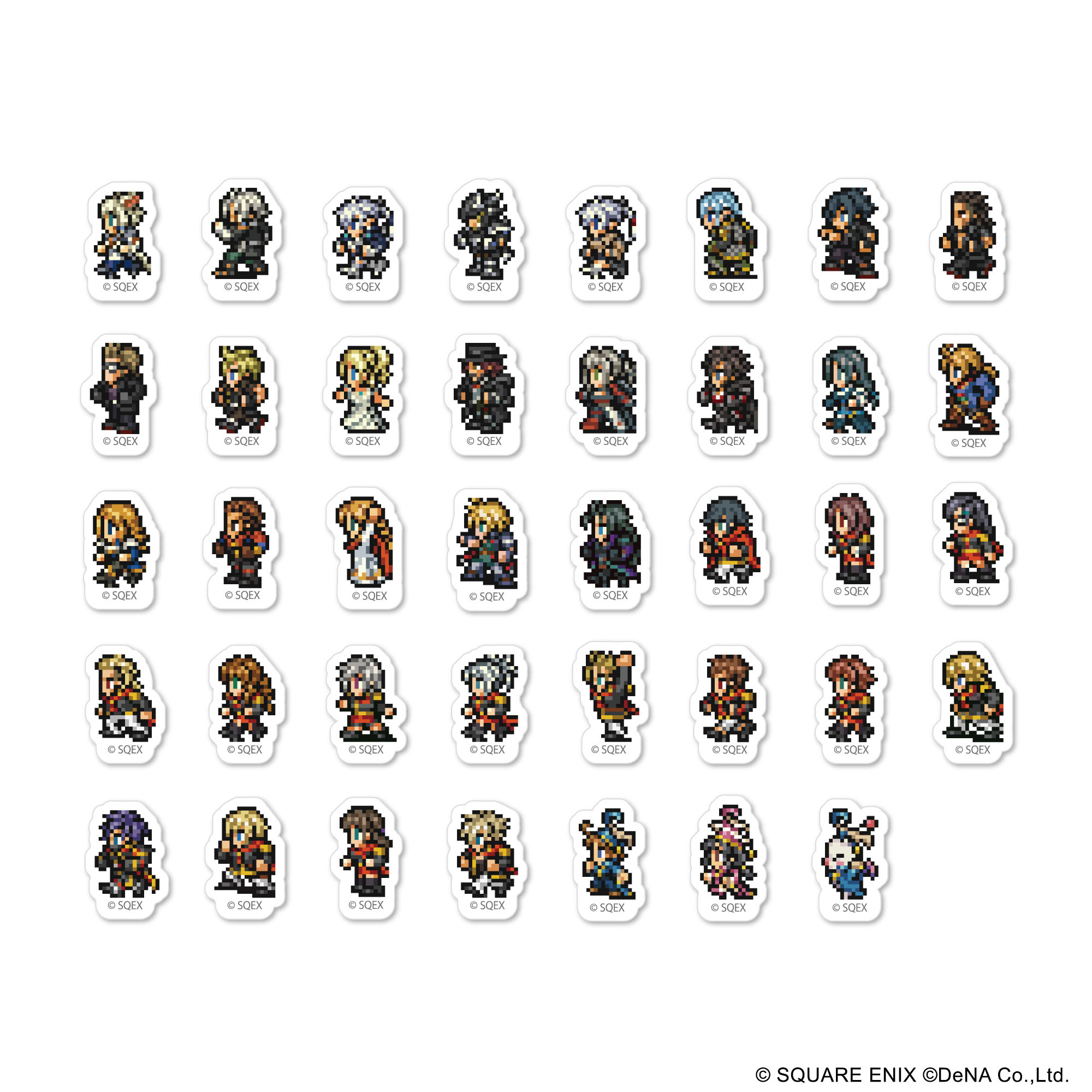 "Final Fantasy Record Keeper" Flake Sticker Vol. 3