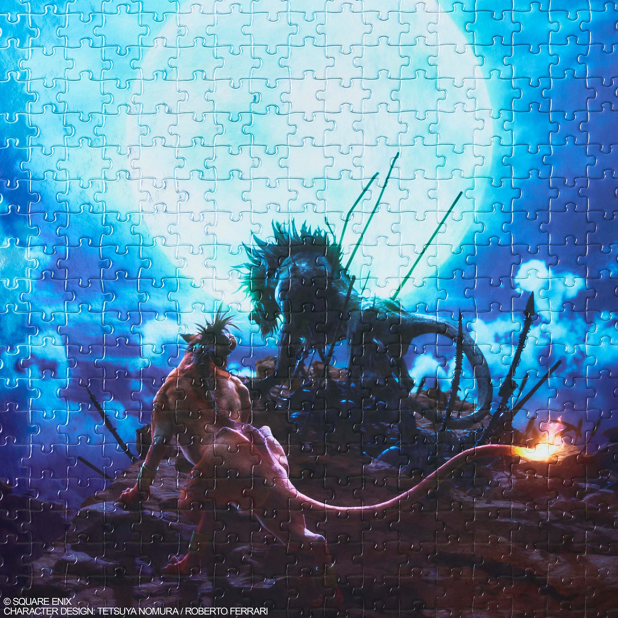 "Final Fantasy VII Rebirth" 500 Piece Jigsaw Puzzle Key Art Red XIII