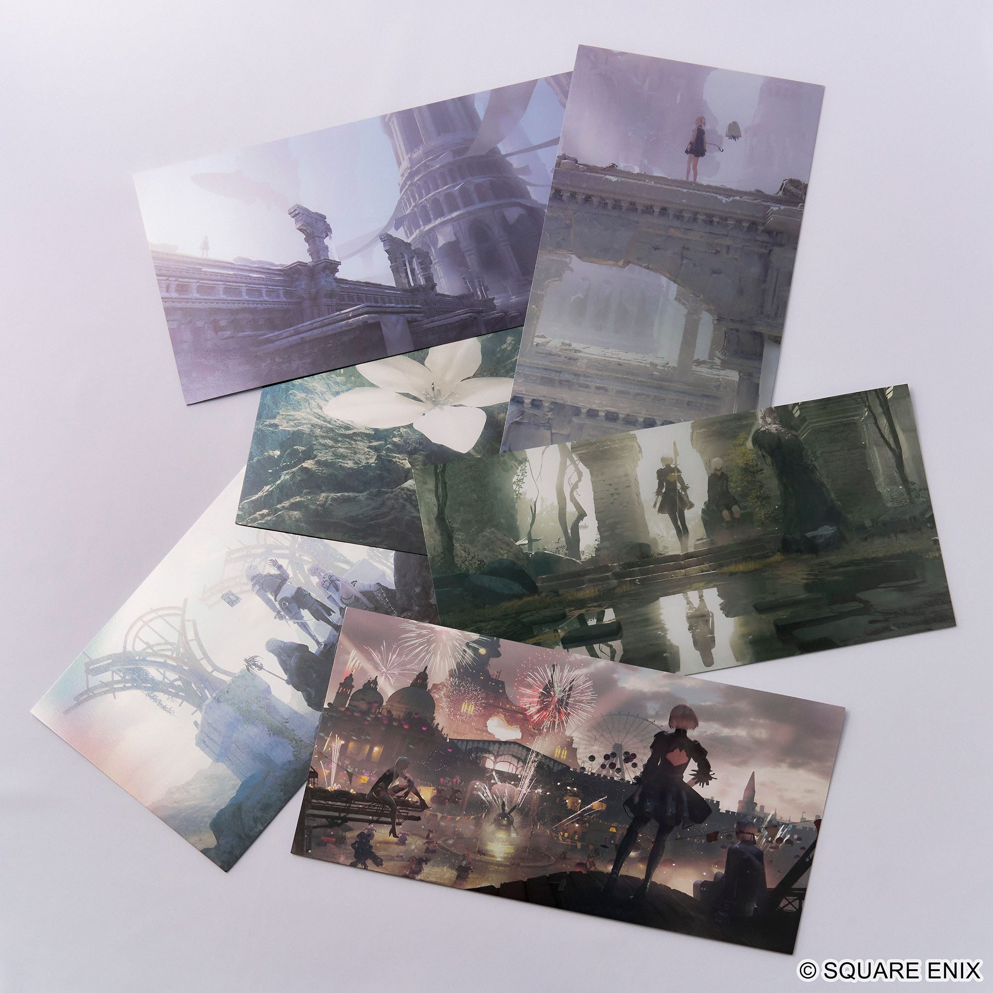 "NieR" Series Large Postcard Set
