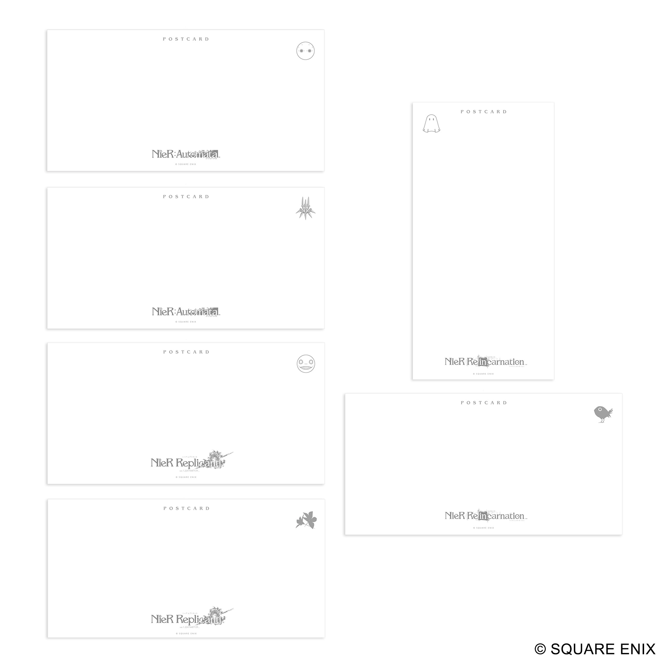 "NieR" Series Large Postcard Set