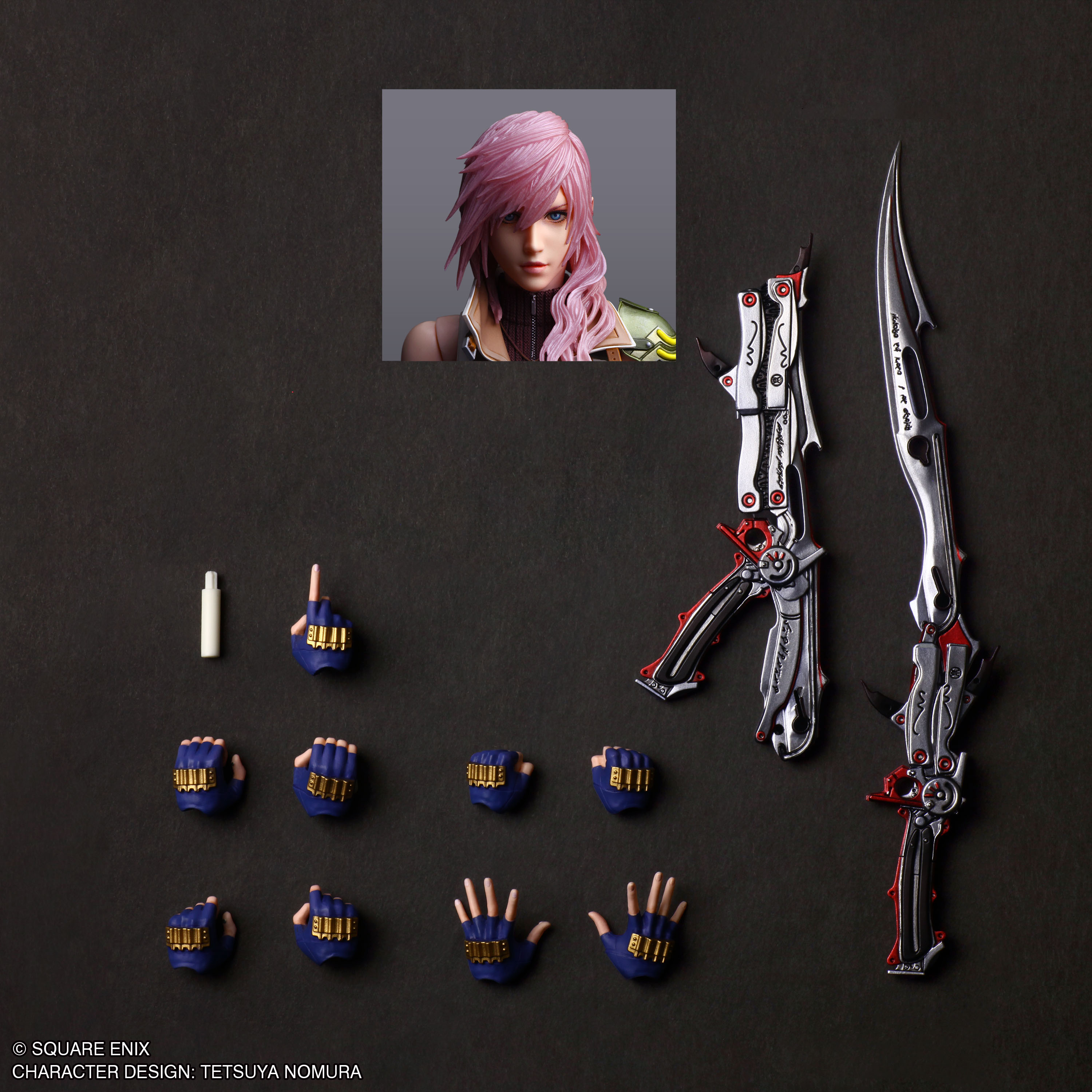 "Final Fantasy XIII" Play Arts Shin Lightning
