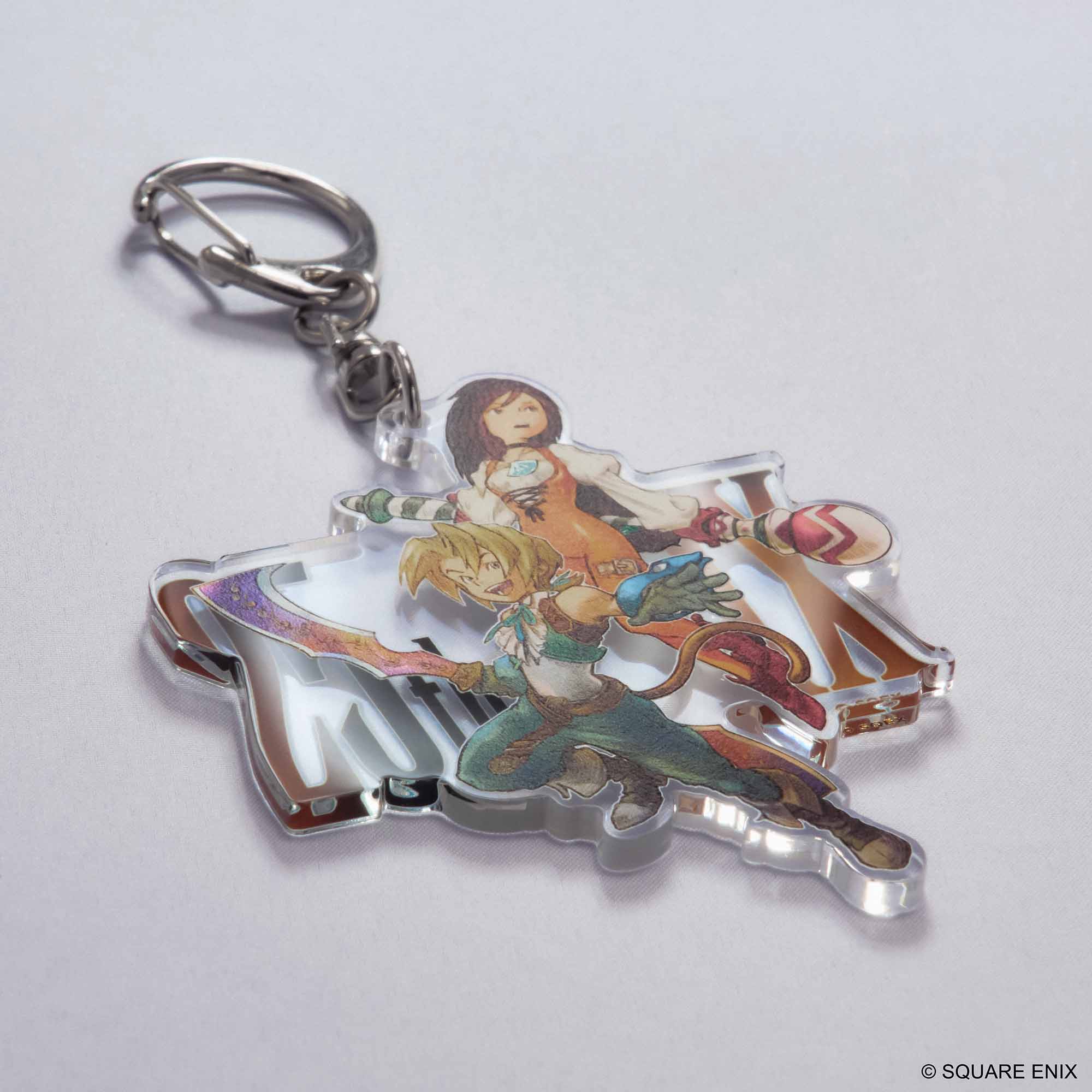 "Final Fantasy IX" 25th Anniversary Acrylic Key Chain Zidane & Garnet