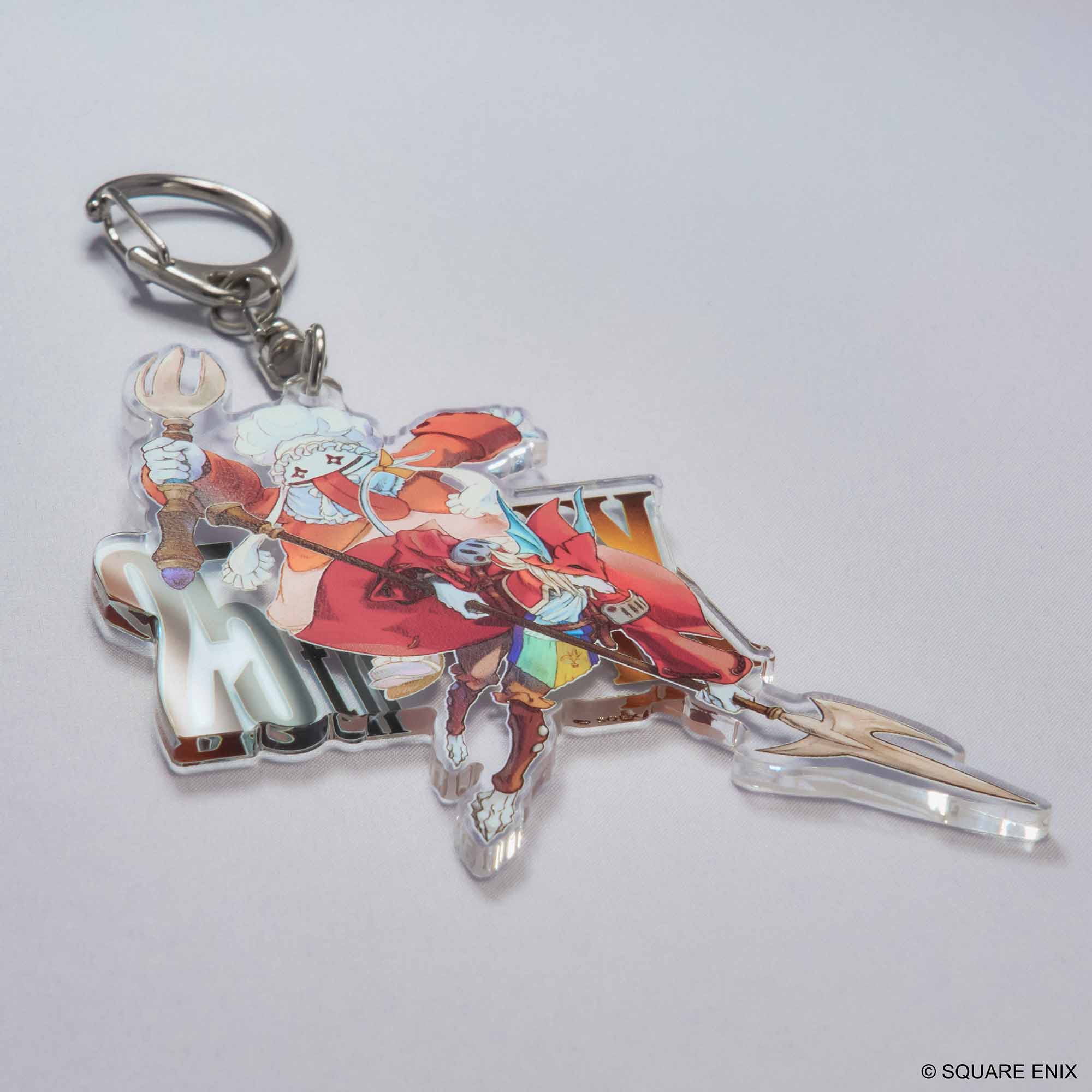 "Final Fantasy IX" 25th Anniversary Acrylic Key Chain Quina & Freya