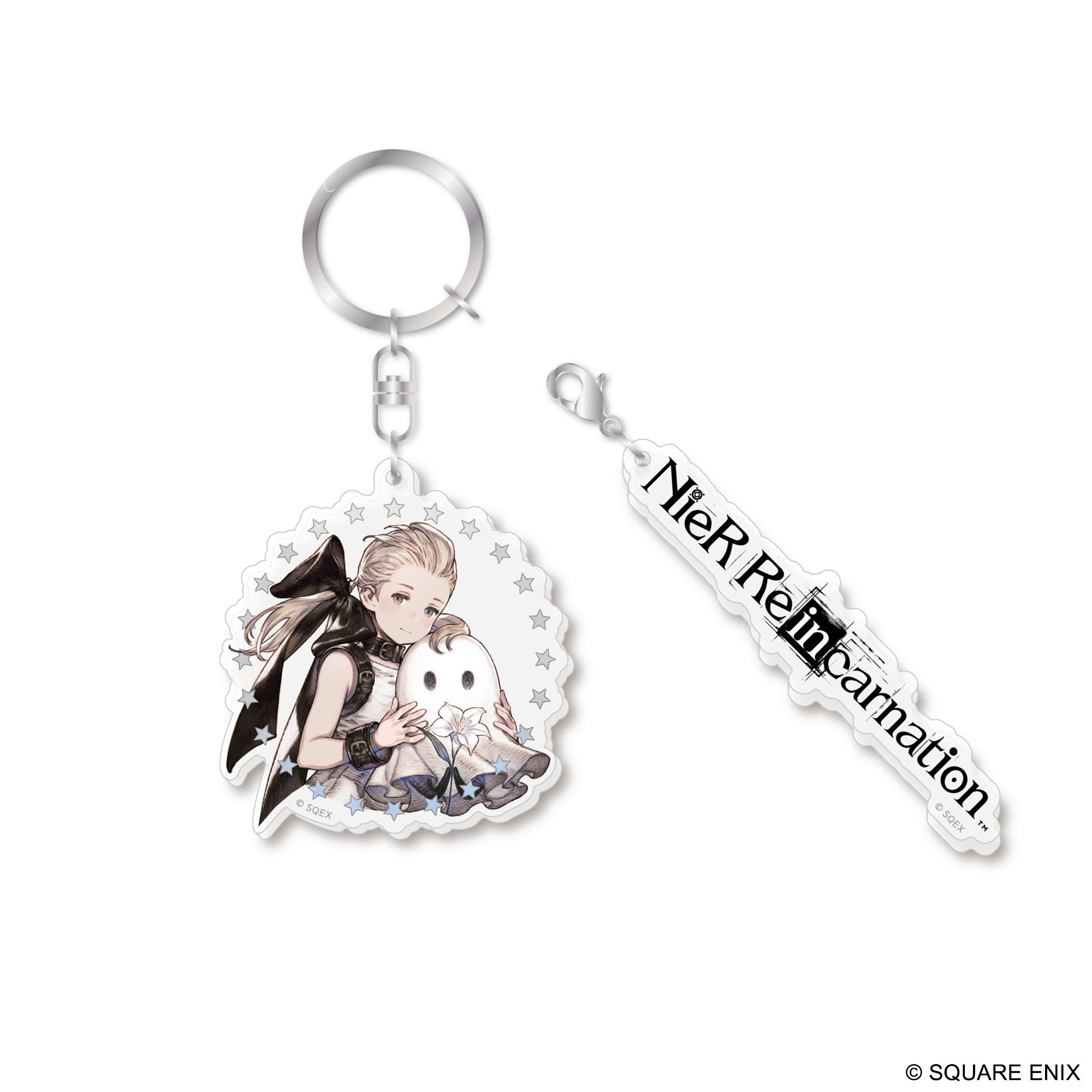"NieR" Series 15th Anniversary Acrylic Key Chain Fio & Mama