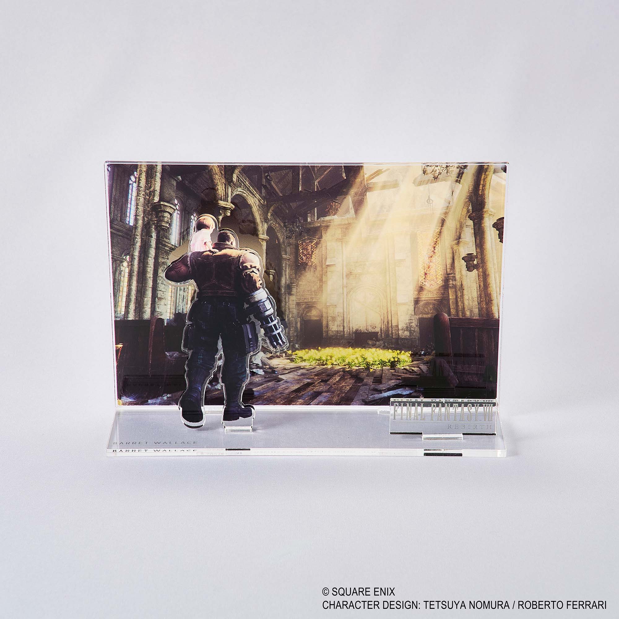 "Final Fantasy VII Rebirth" Acrylic Diorama Key Art Barret