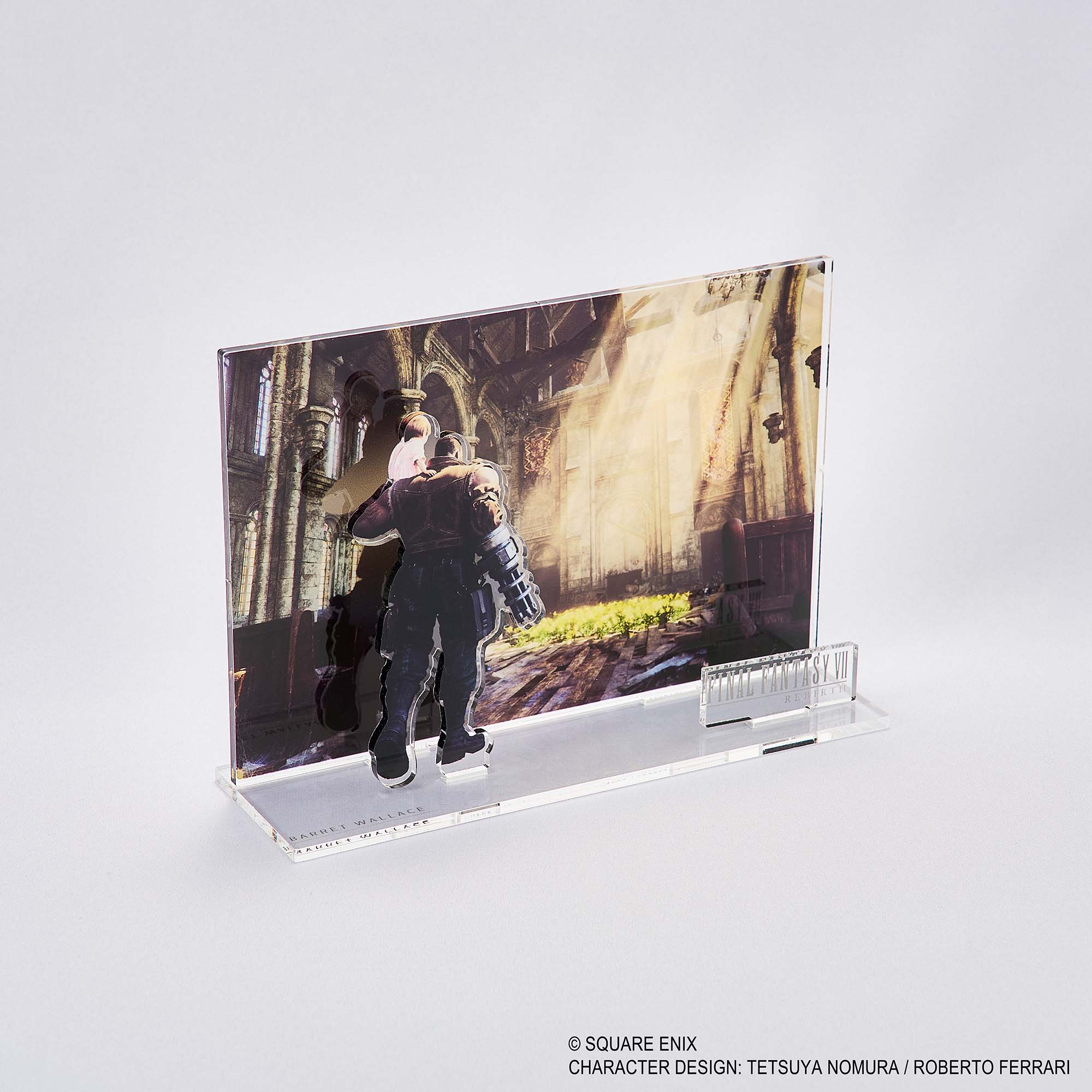 "Final Fantasy VII Rebirth" Acrylic Diorama Key Art Barret