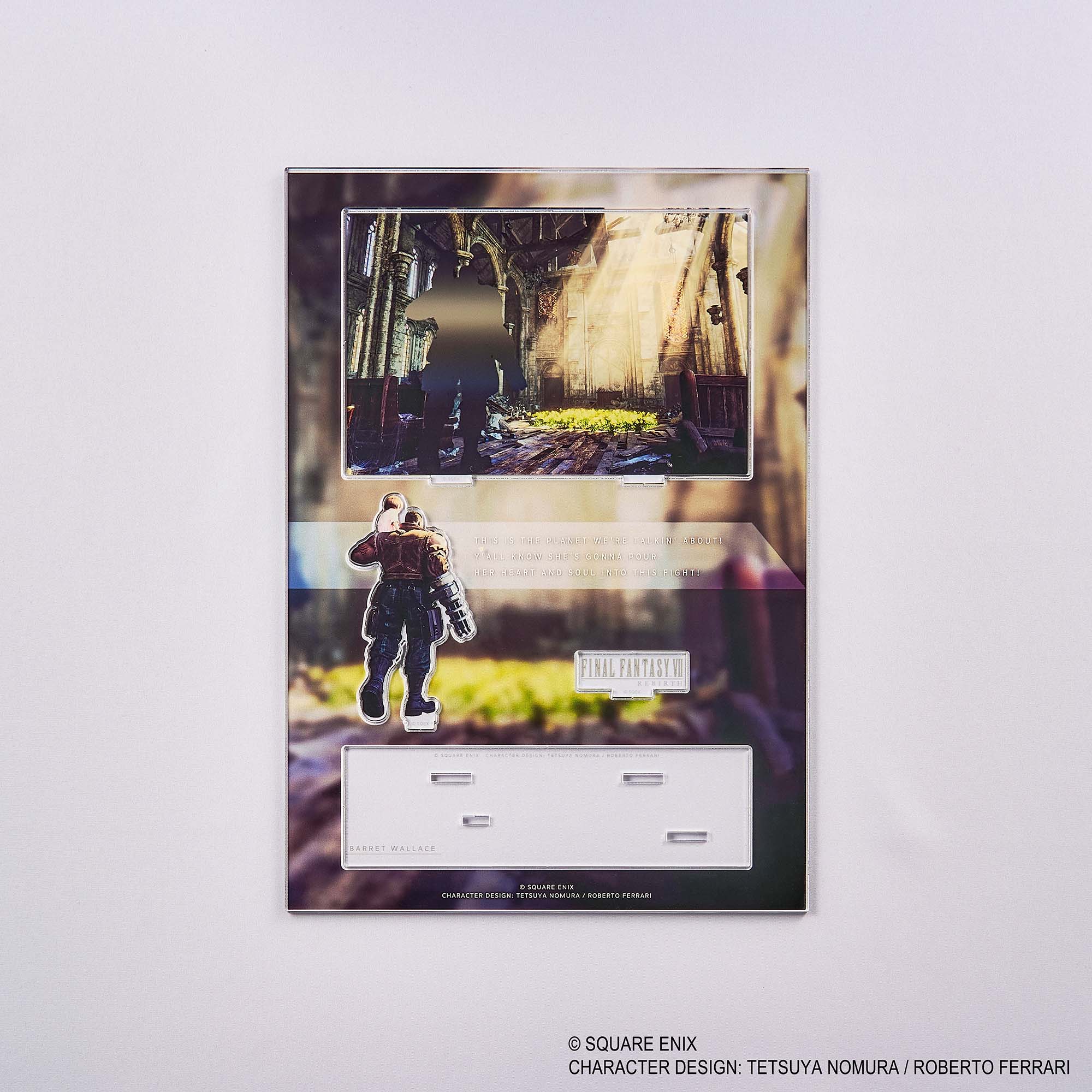 "Final Fantasy VII Rebirth" Acrylic Diorama Key Art Barret