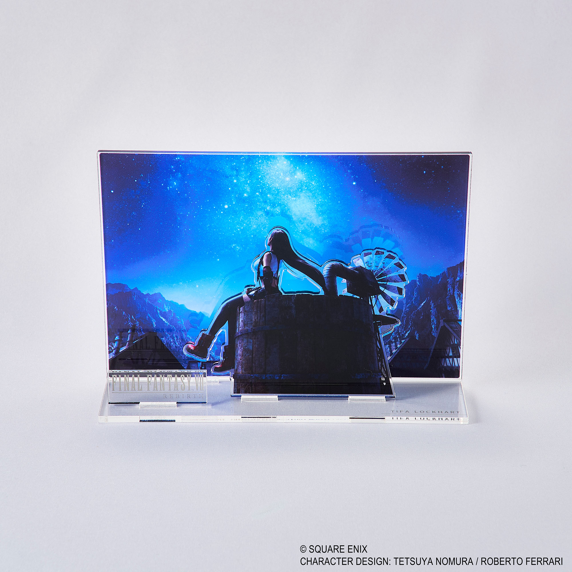 "Final Fantasy VII Rebirth" Acrylic Diorama Key Art Tifa
