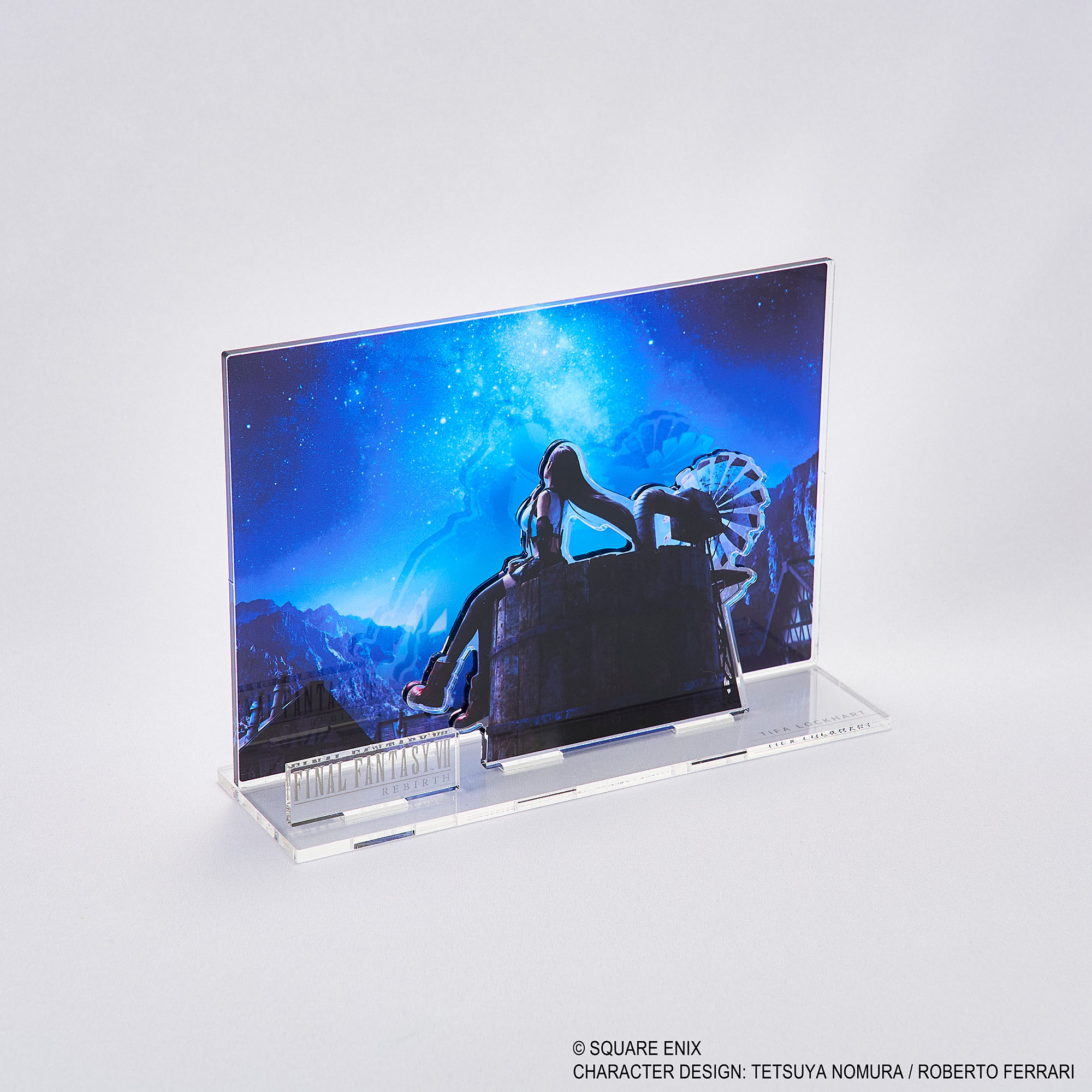 "Final Fantasy VII Rebirth" Acrylic Diorama Key Art Tifa