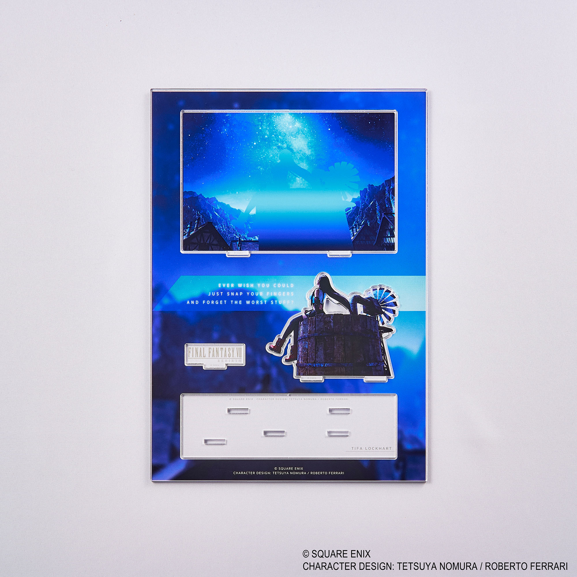 "Final Fantasy VII Rebirth" Acrylic Diorama Key Art Tifa