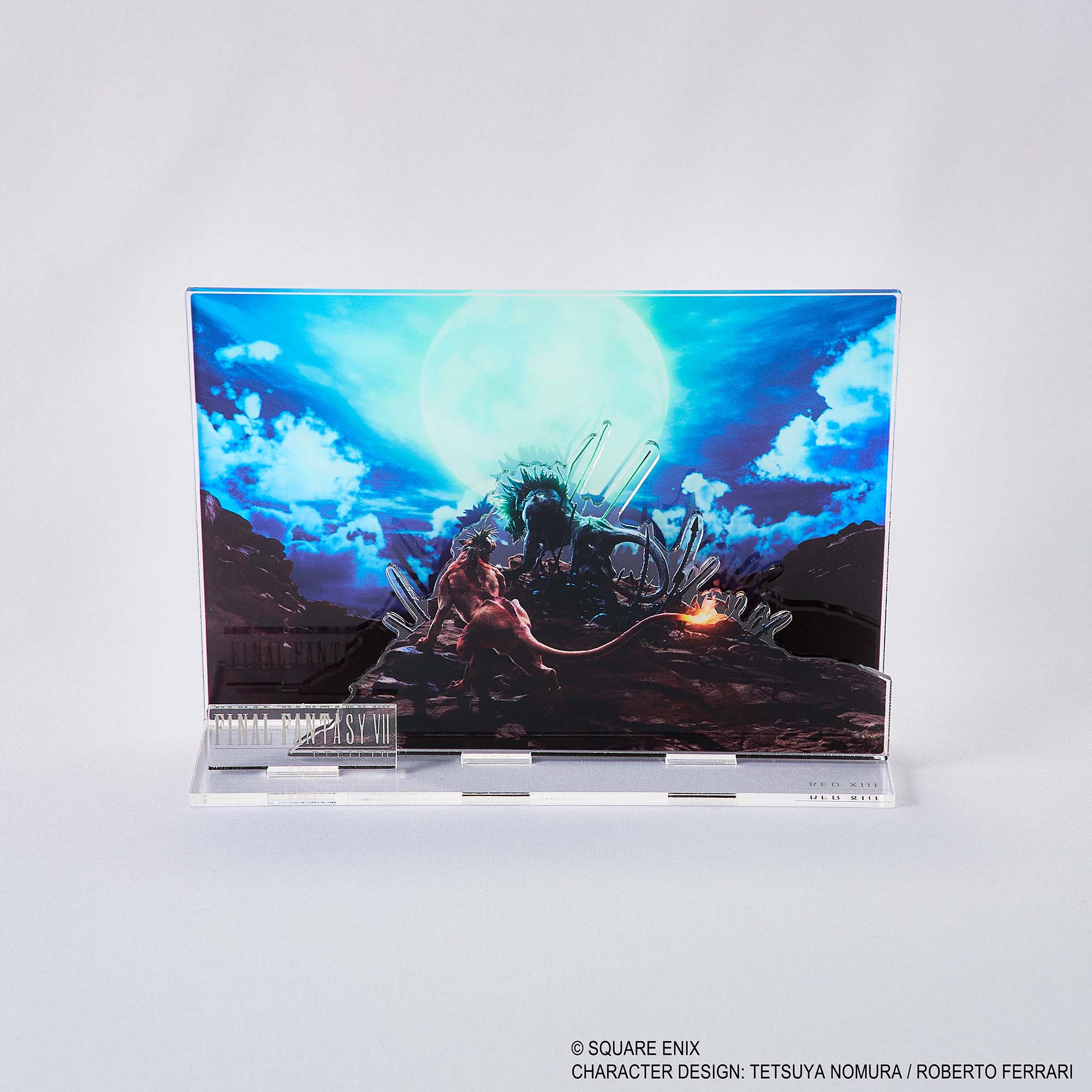 "Final Fantasy VII Rebirth" Acrylic Diorama Key Art Red XIII