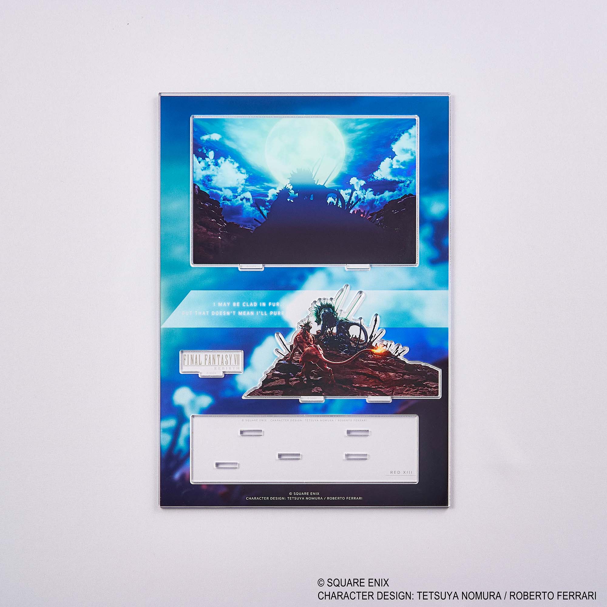 "Final Fantasy VII Rebirth" Acrylic Diorama Key Art Red XIII